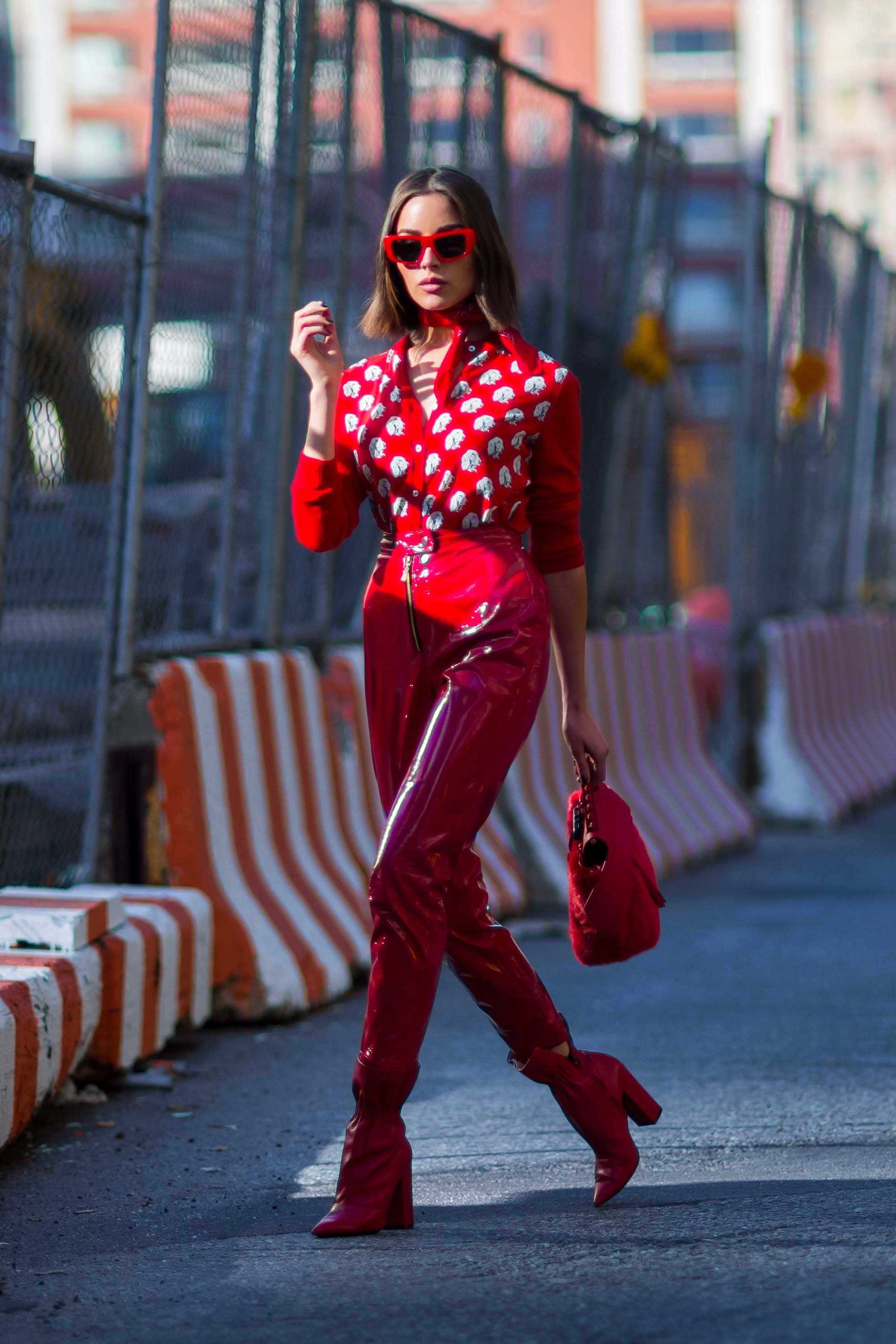 Olivia Culpo seen out in NYC