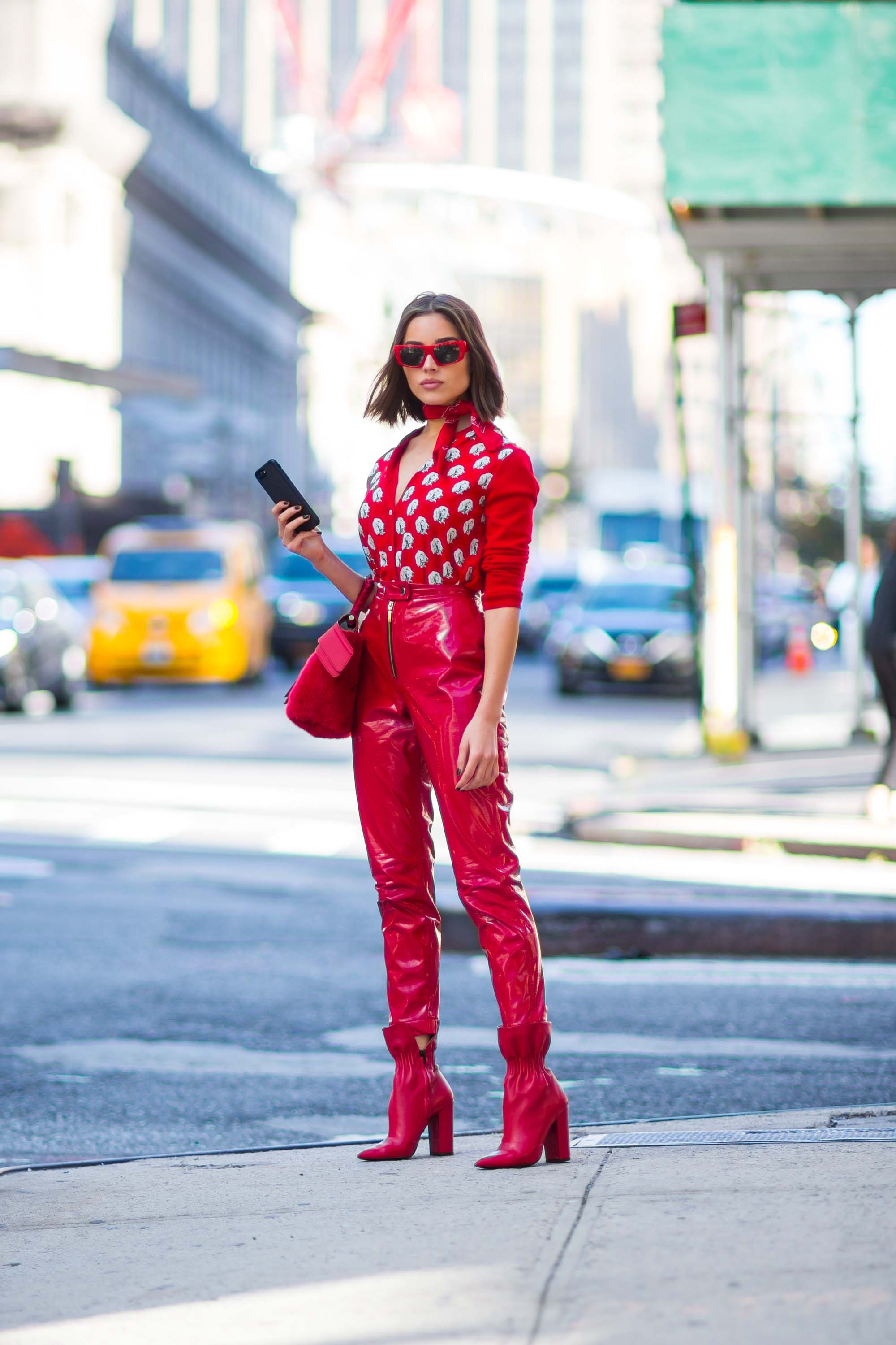 Olivia Culpo seen out in NYC