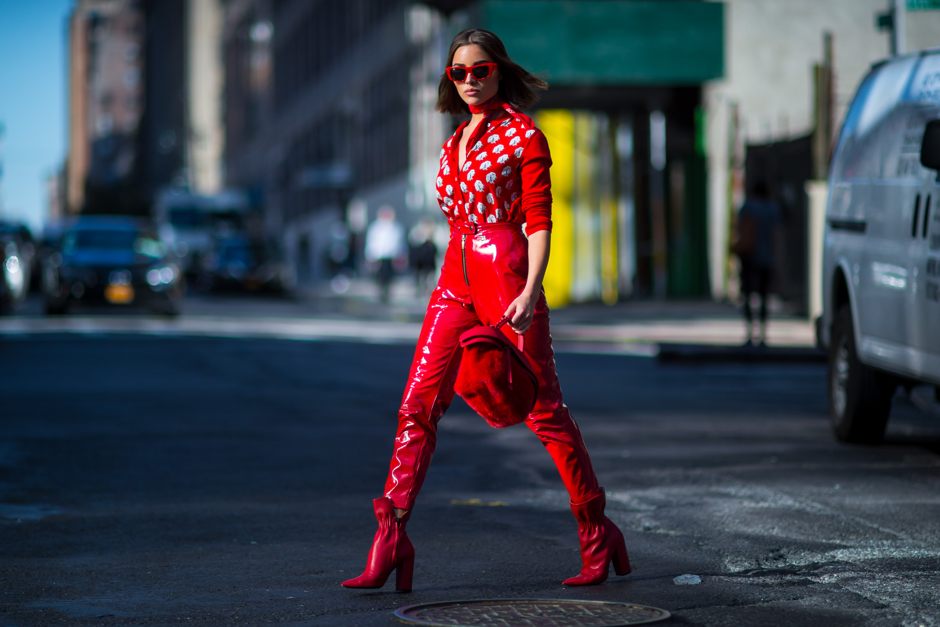 Olivia Culpo seen out in NYC