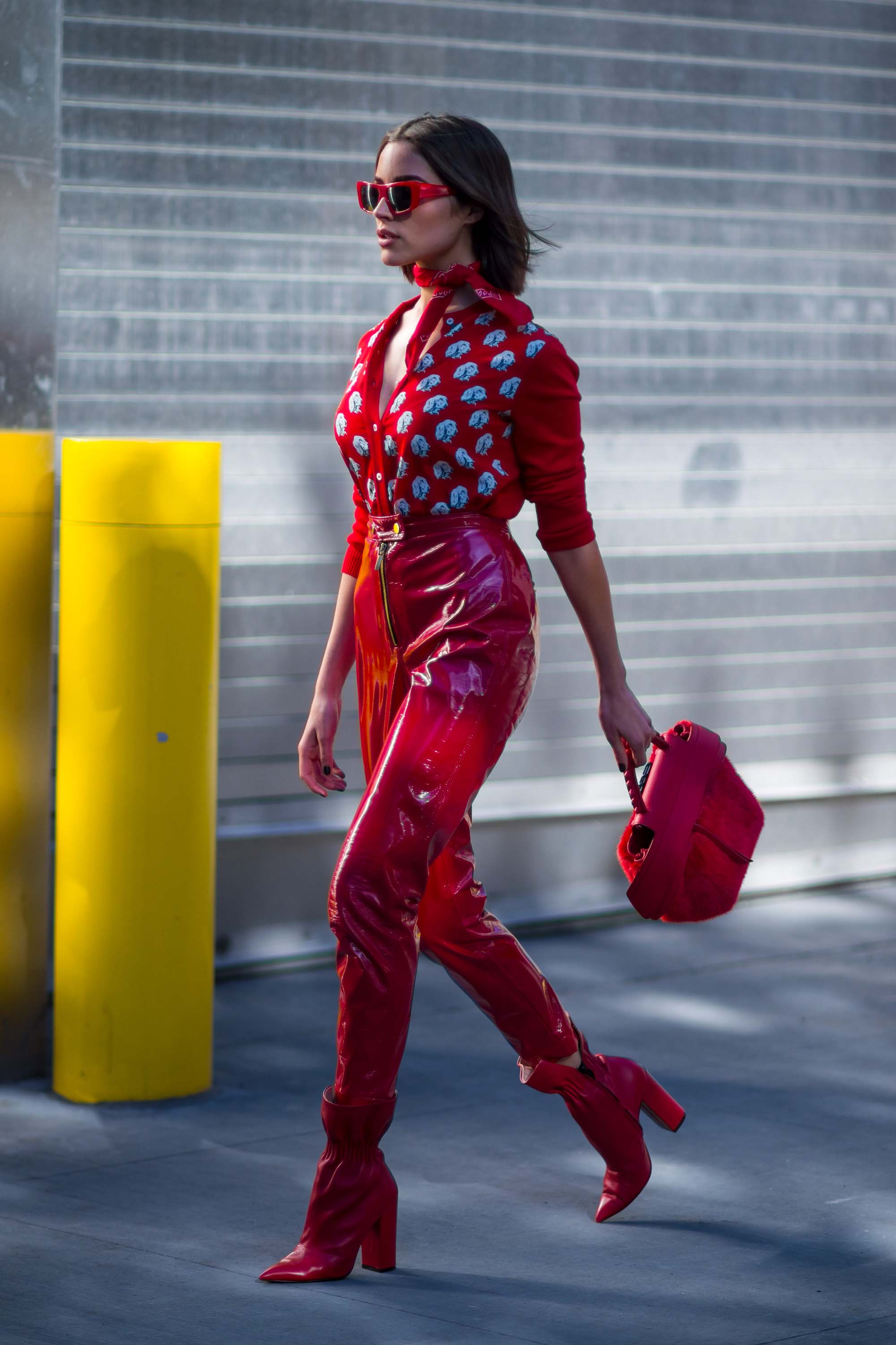 Olivia Culpo seen out in NYC