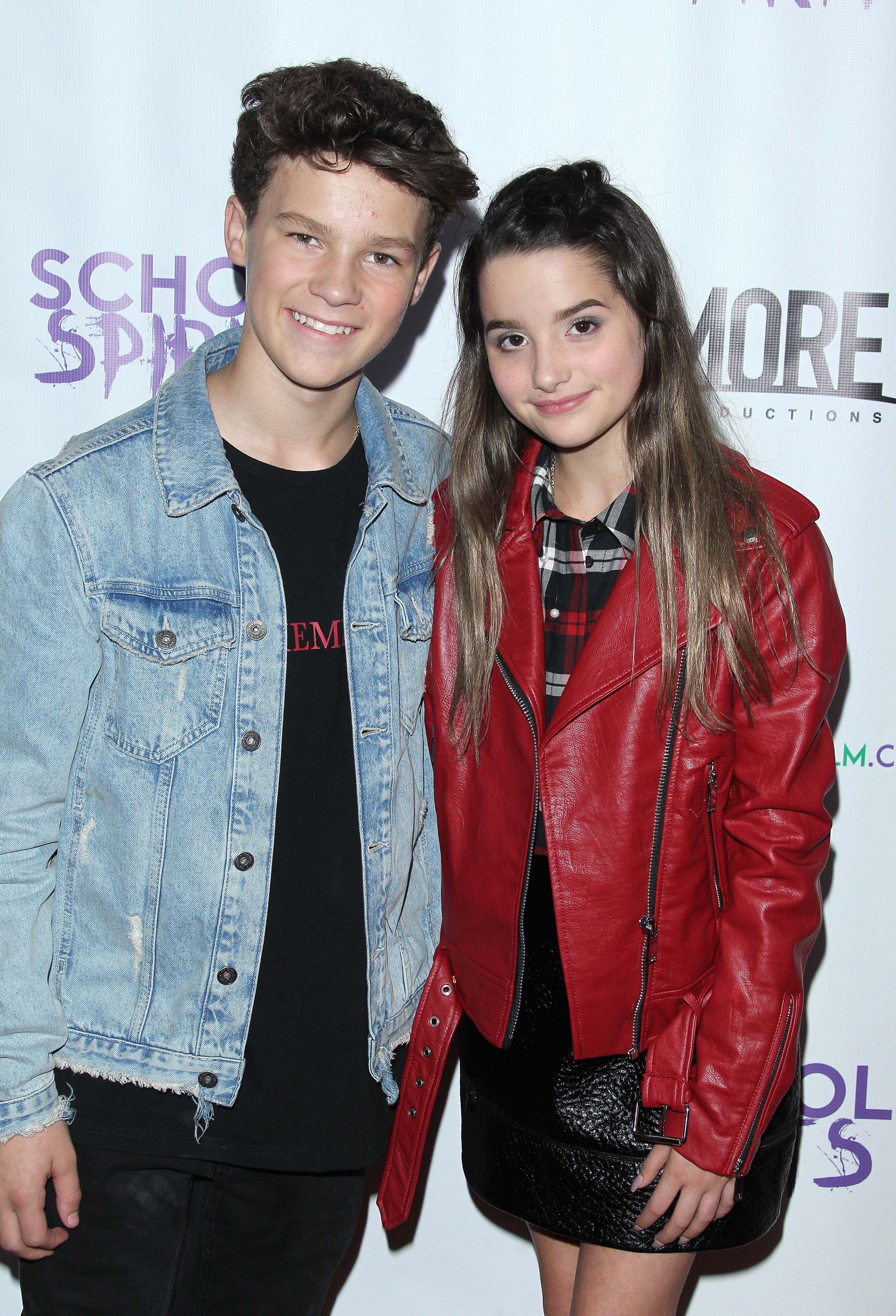 Annie LeBlanc at School Spirits Premiere