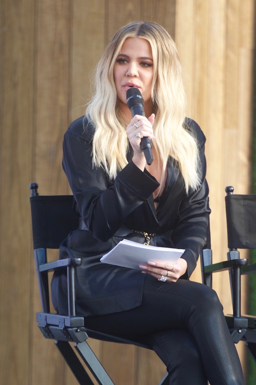 Khloe Kardashian at Good American event