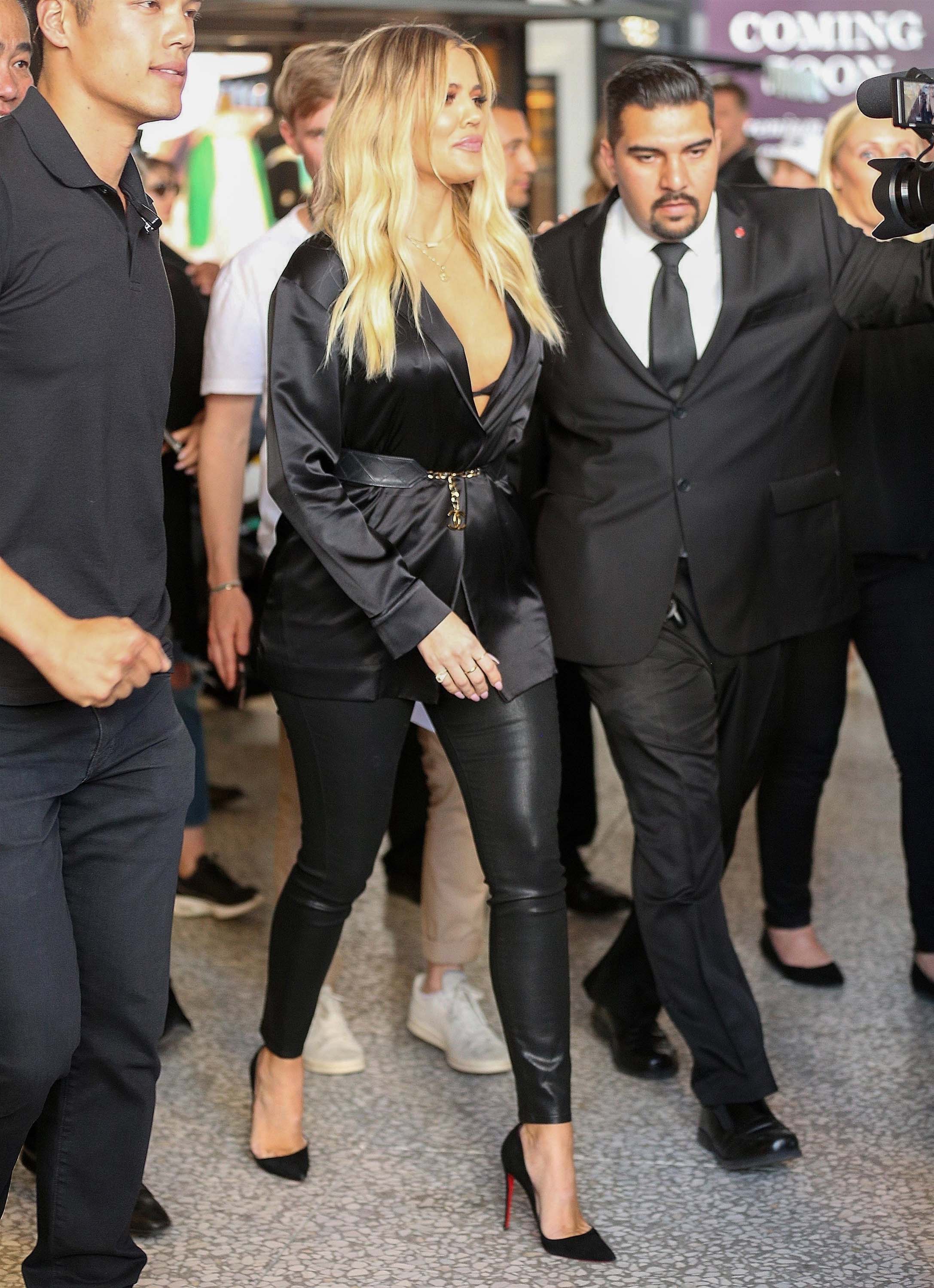 Khloe Kardashian at Good American event