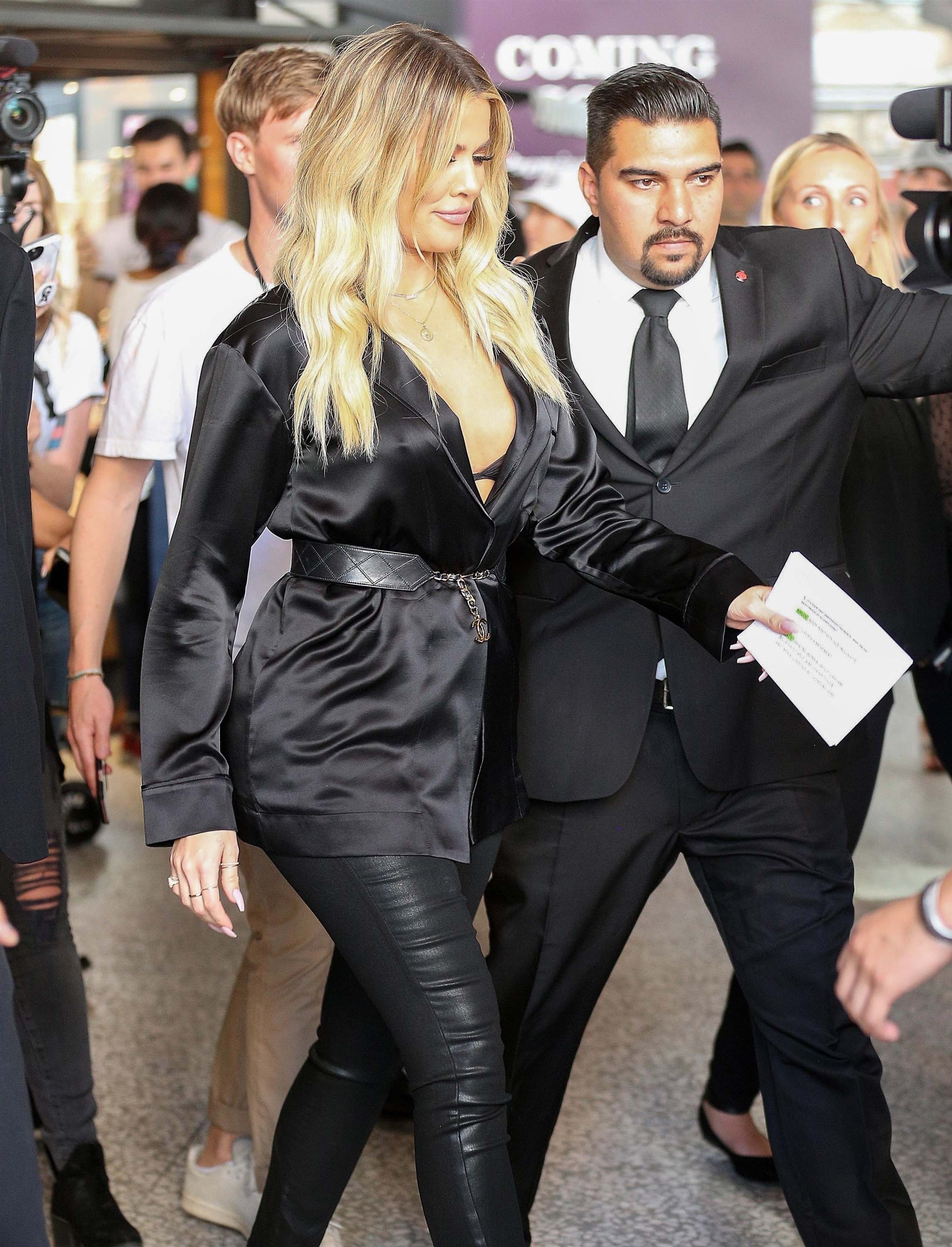 Khloe Kardashian at Good American event