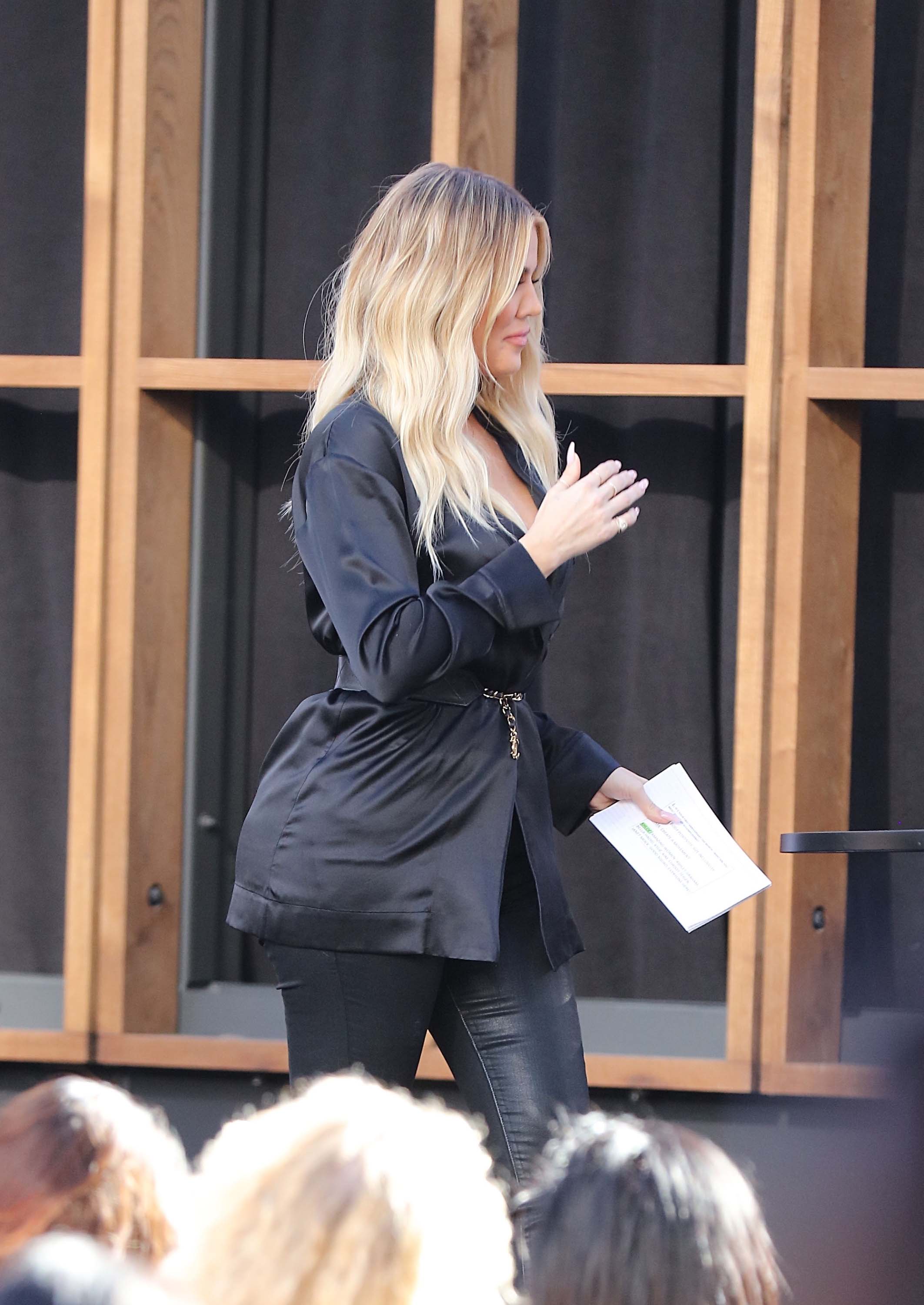 Khloe Kardashian at Good American event