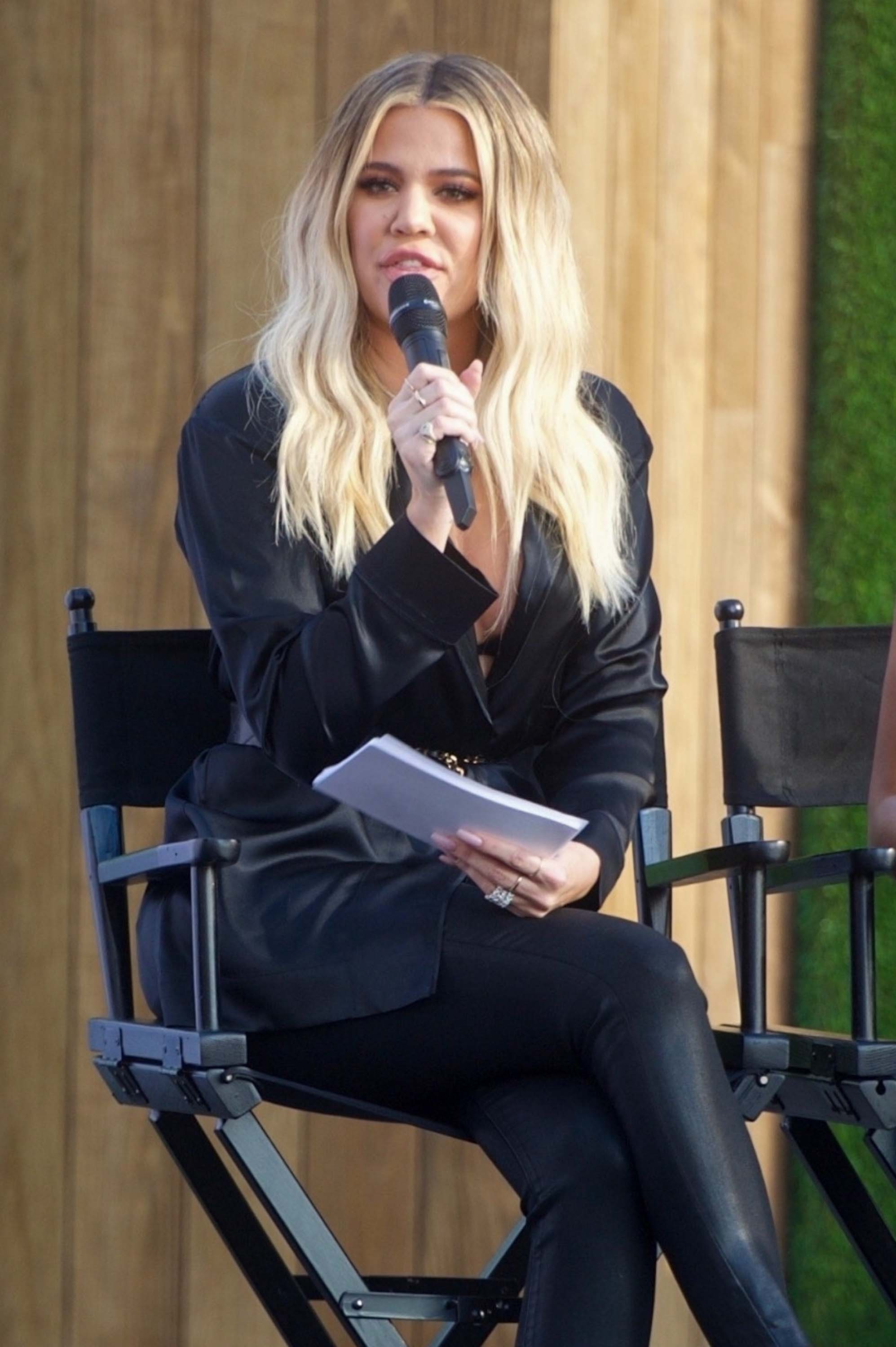 Khloe Kardashian at Good American event