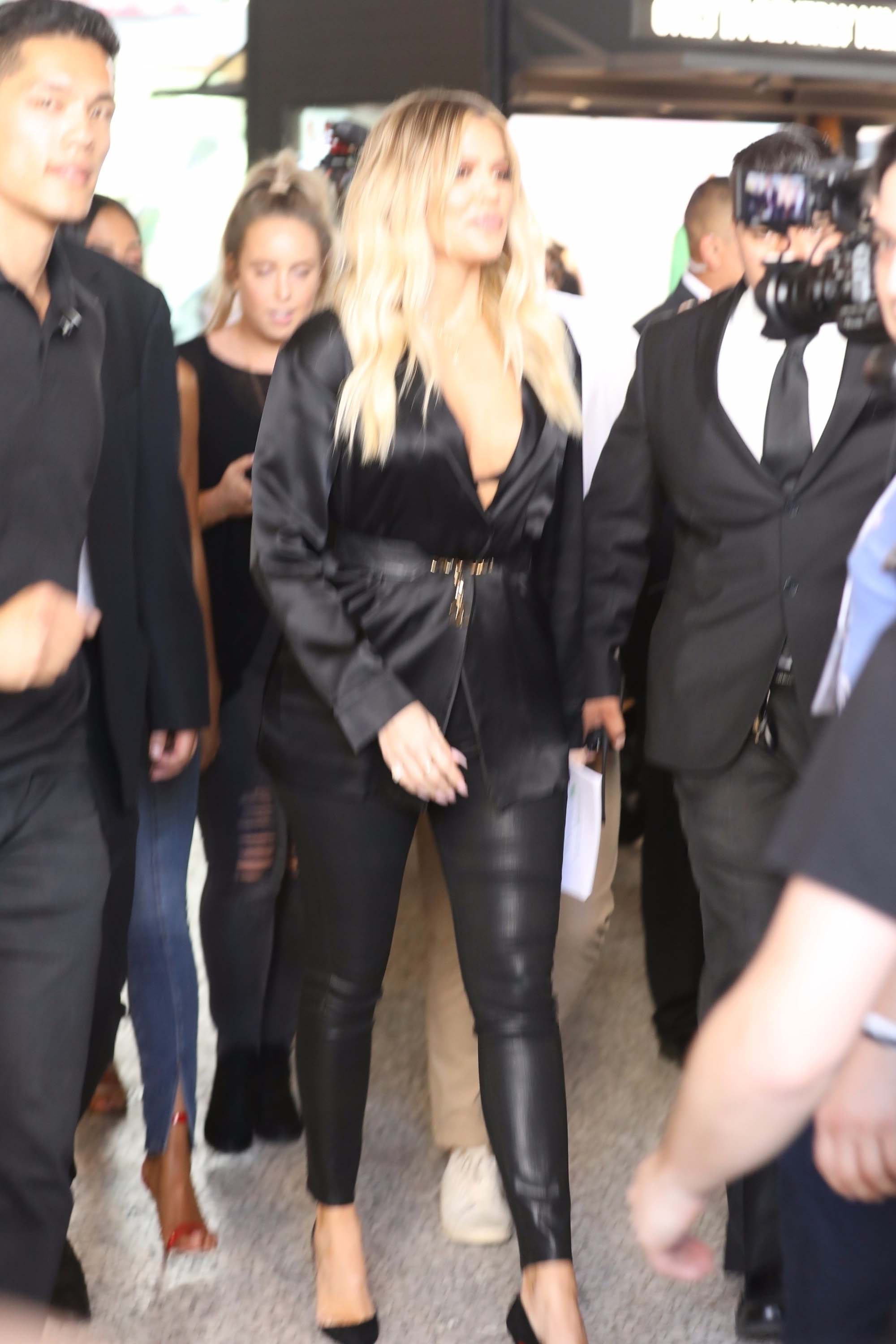 Khloe Kardashian at Good American event