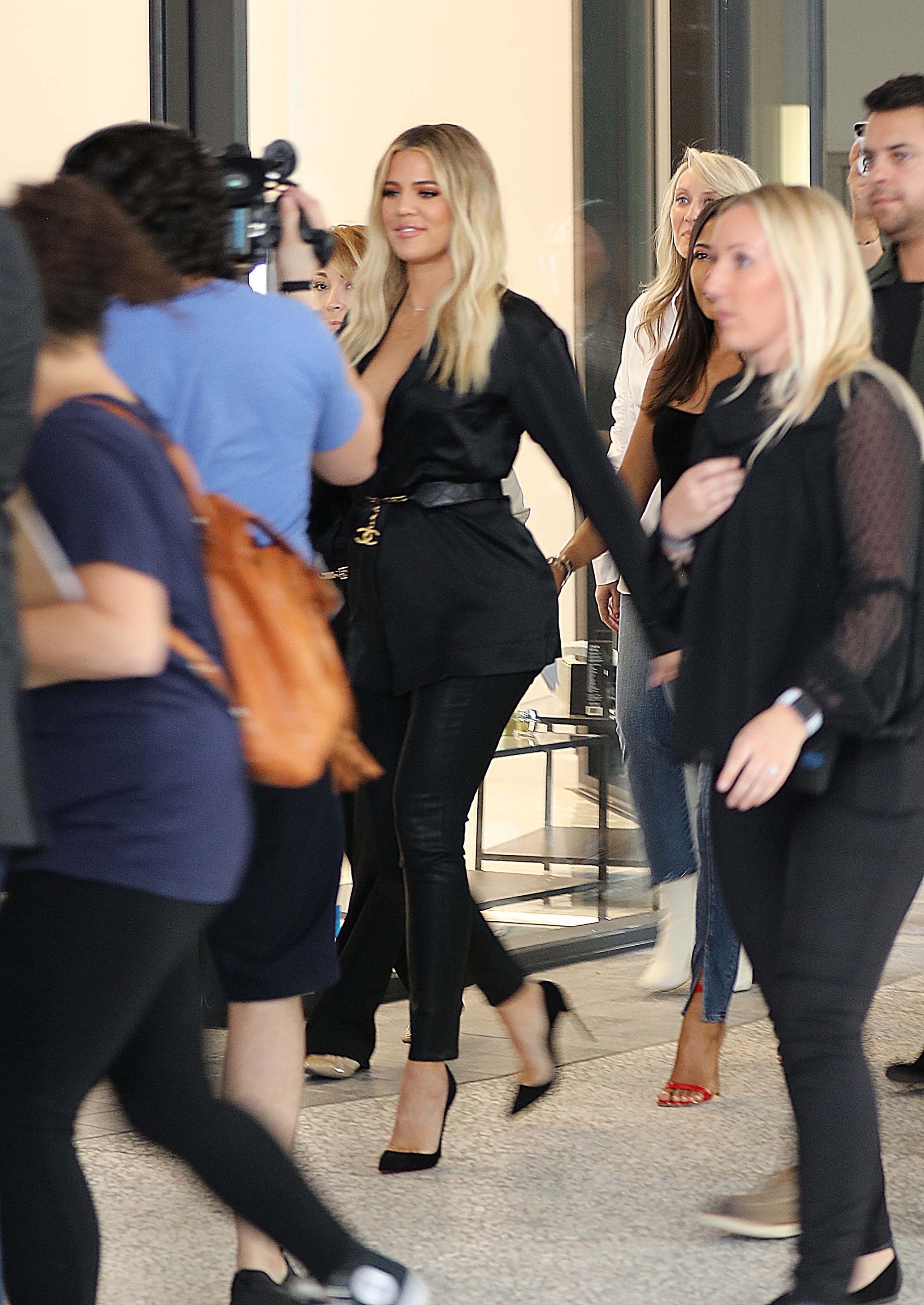 Khloe Kardashian at Good American event