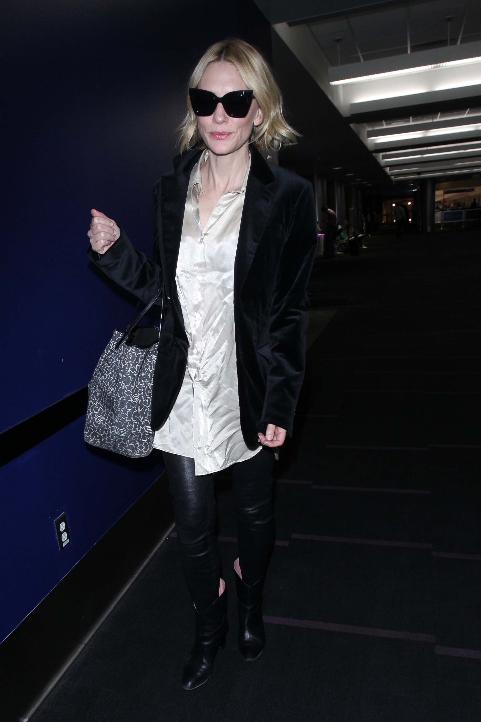 Cate Blanchett seen at LAX Airport
