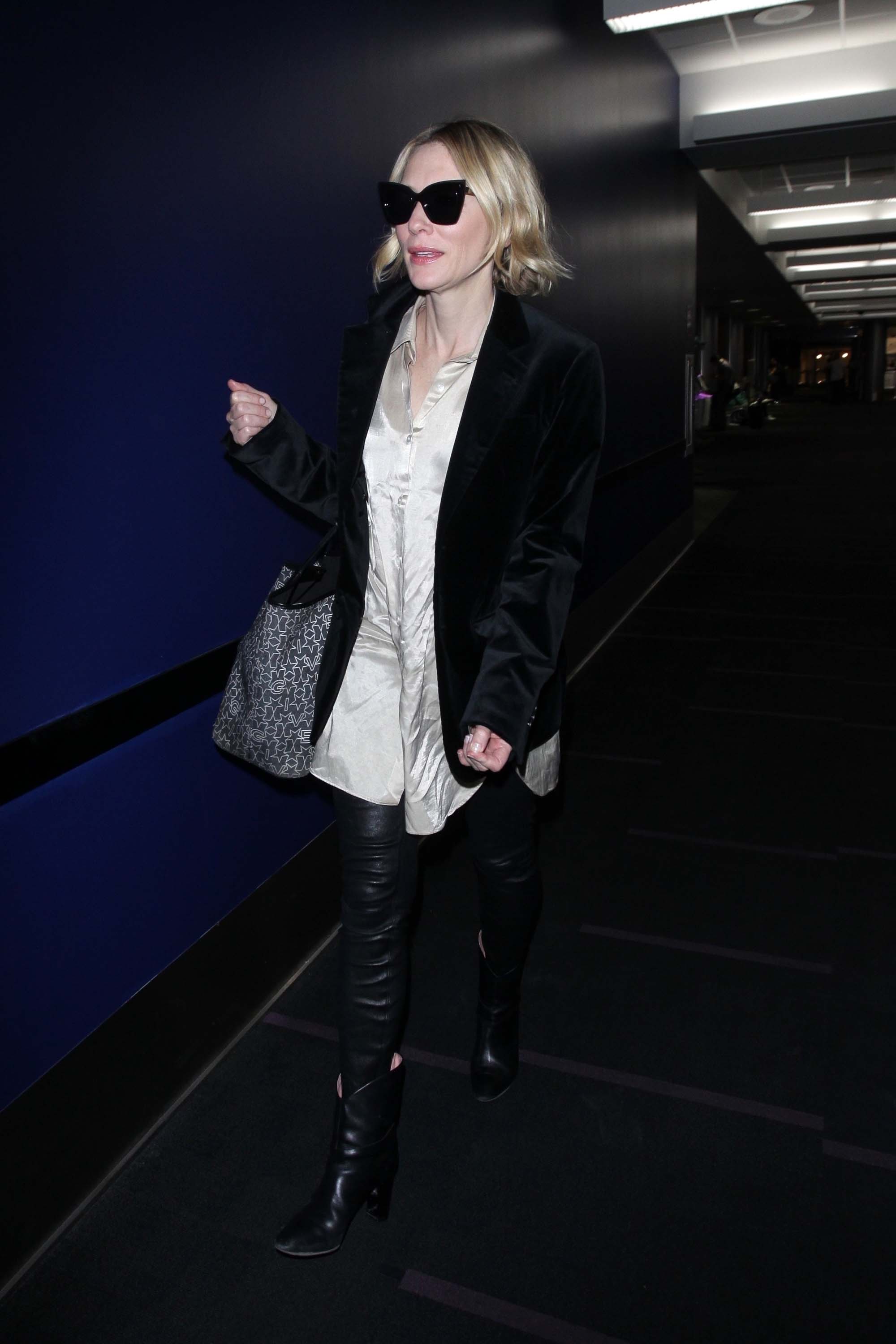 Cate Blanchett seen at LAX Airport