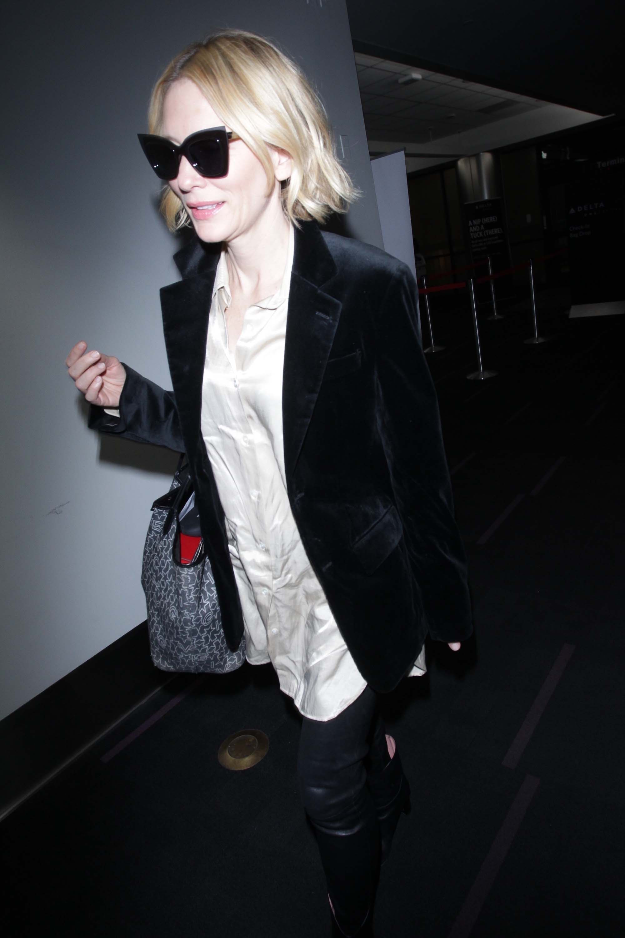 Cate Blanchett seen at LAX Airport