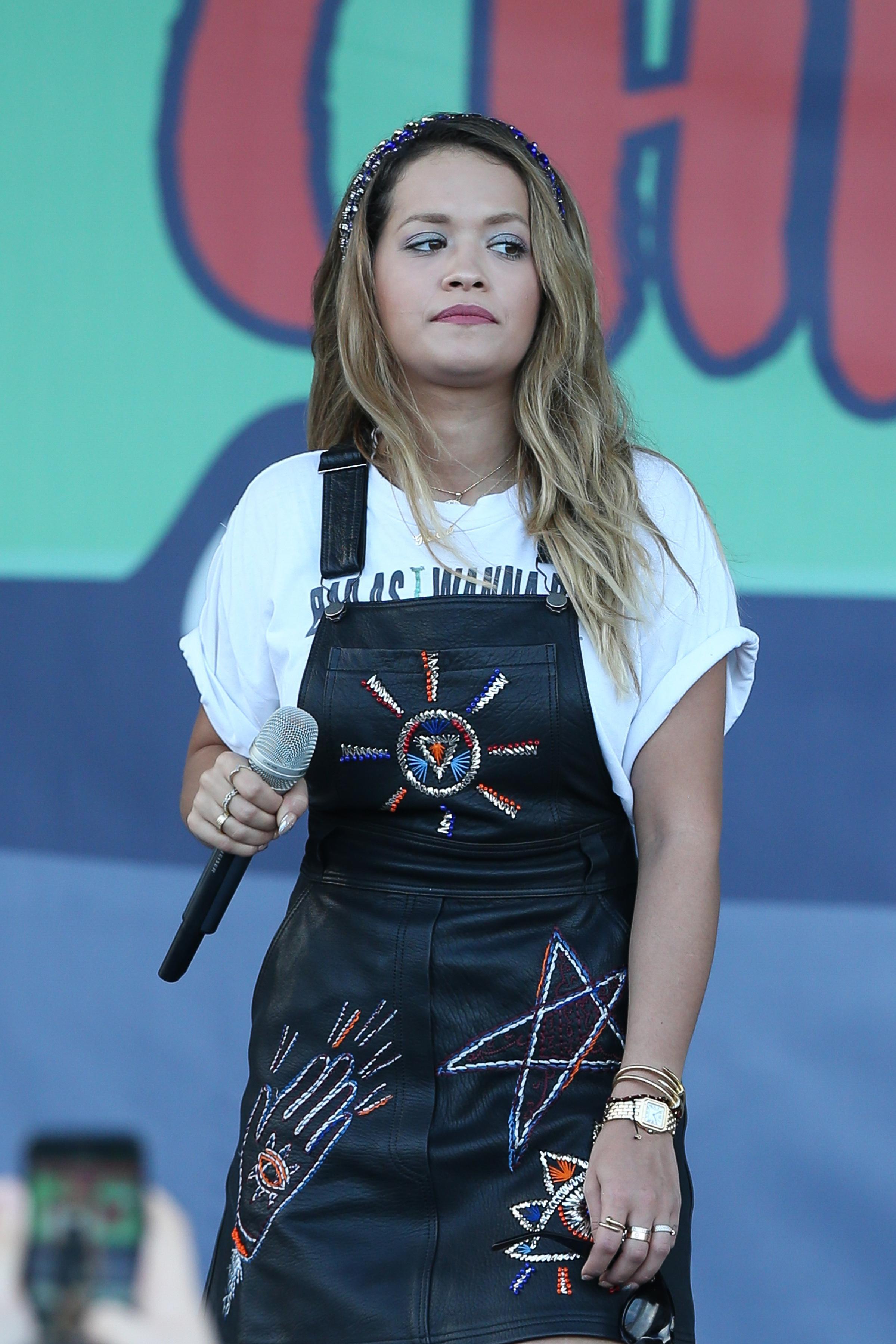 Rita Ora attends WiLD 95.5 Brew and Chew Festival