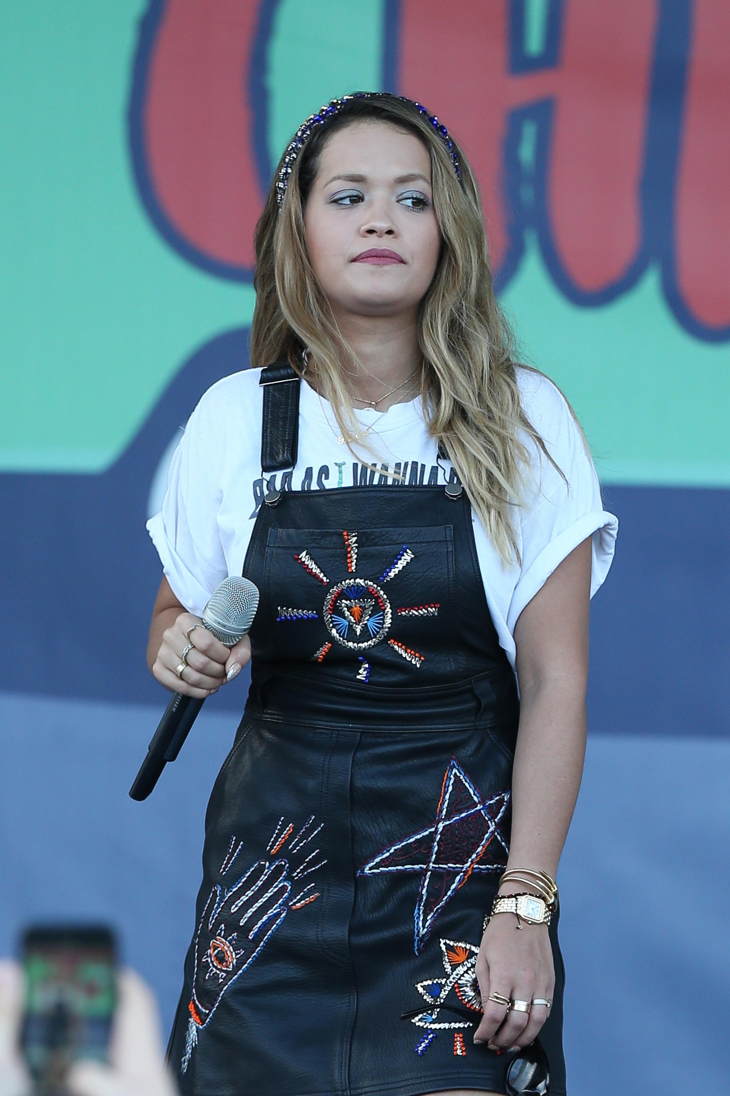 Rita Ora attends WiLD 95.5 Brew and Chew Festival