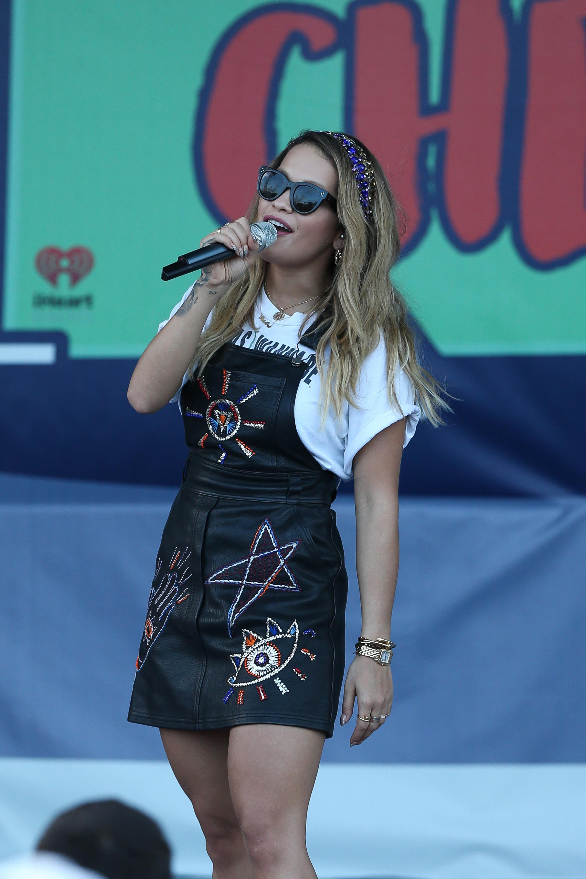 Rita Ora attends WiLD 95.5 Brew and Chew Festival