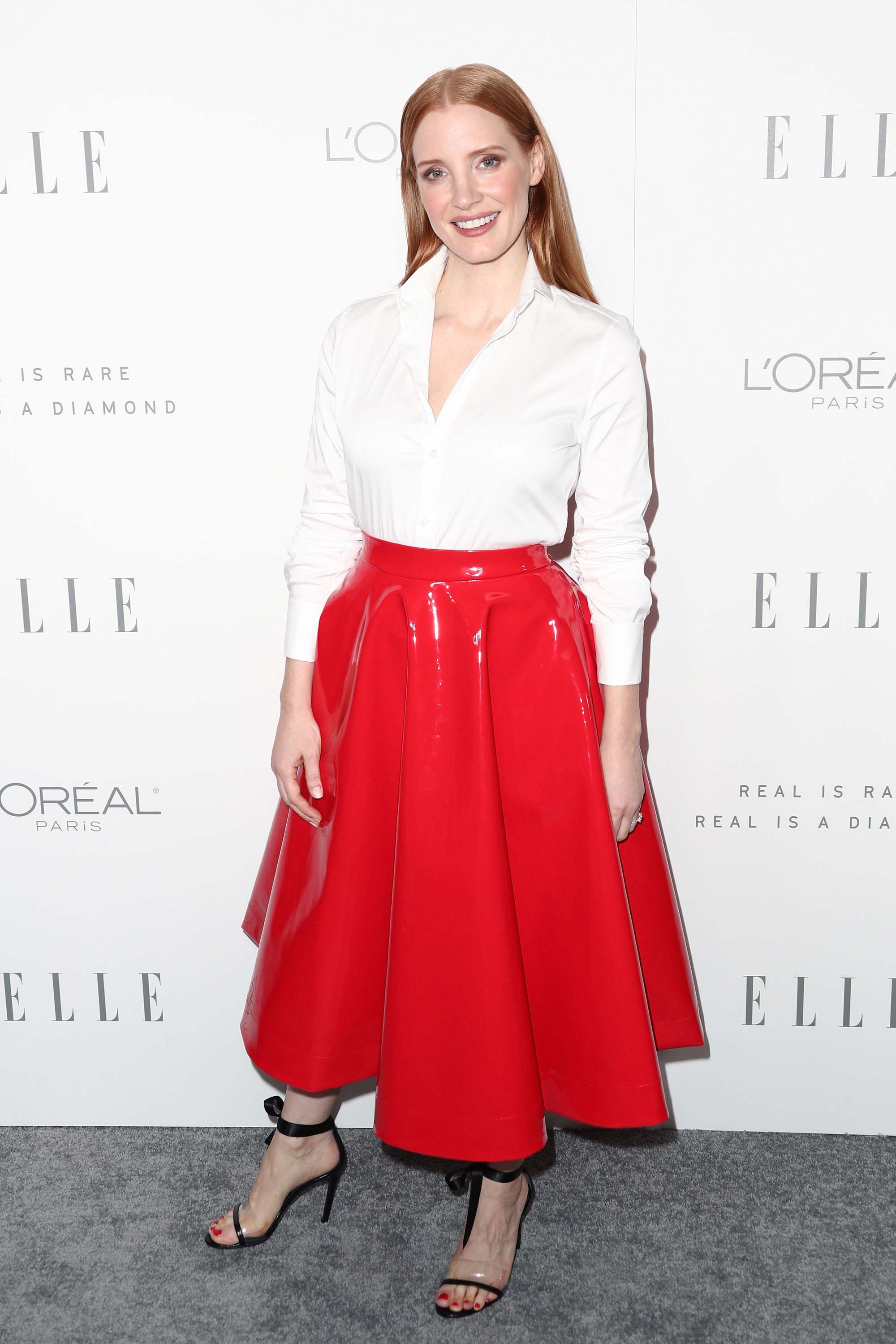 Jessica Chastain attends ELLE’s 24th Annual Women