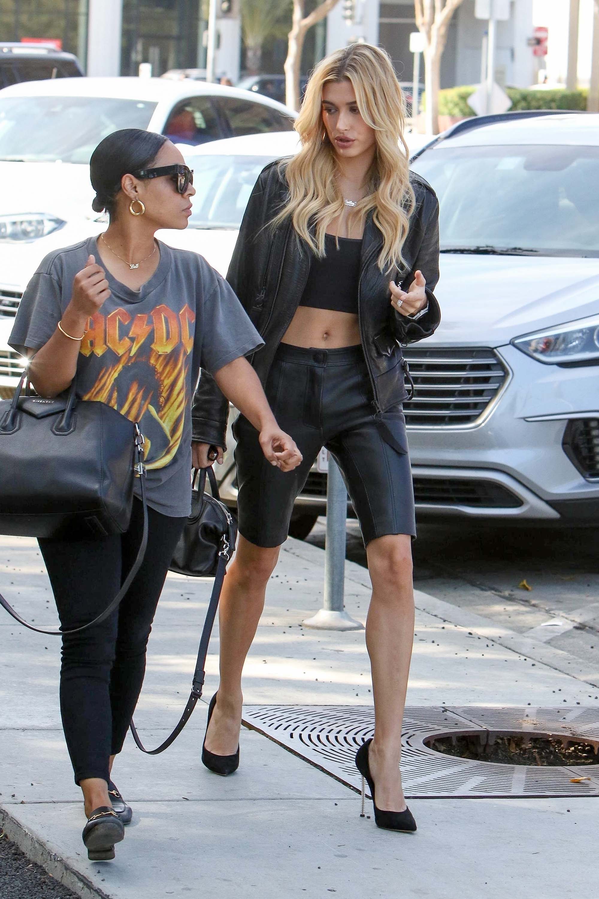 Hailey Baldwin out in Beverly Hills