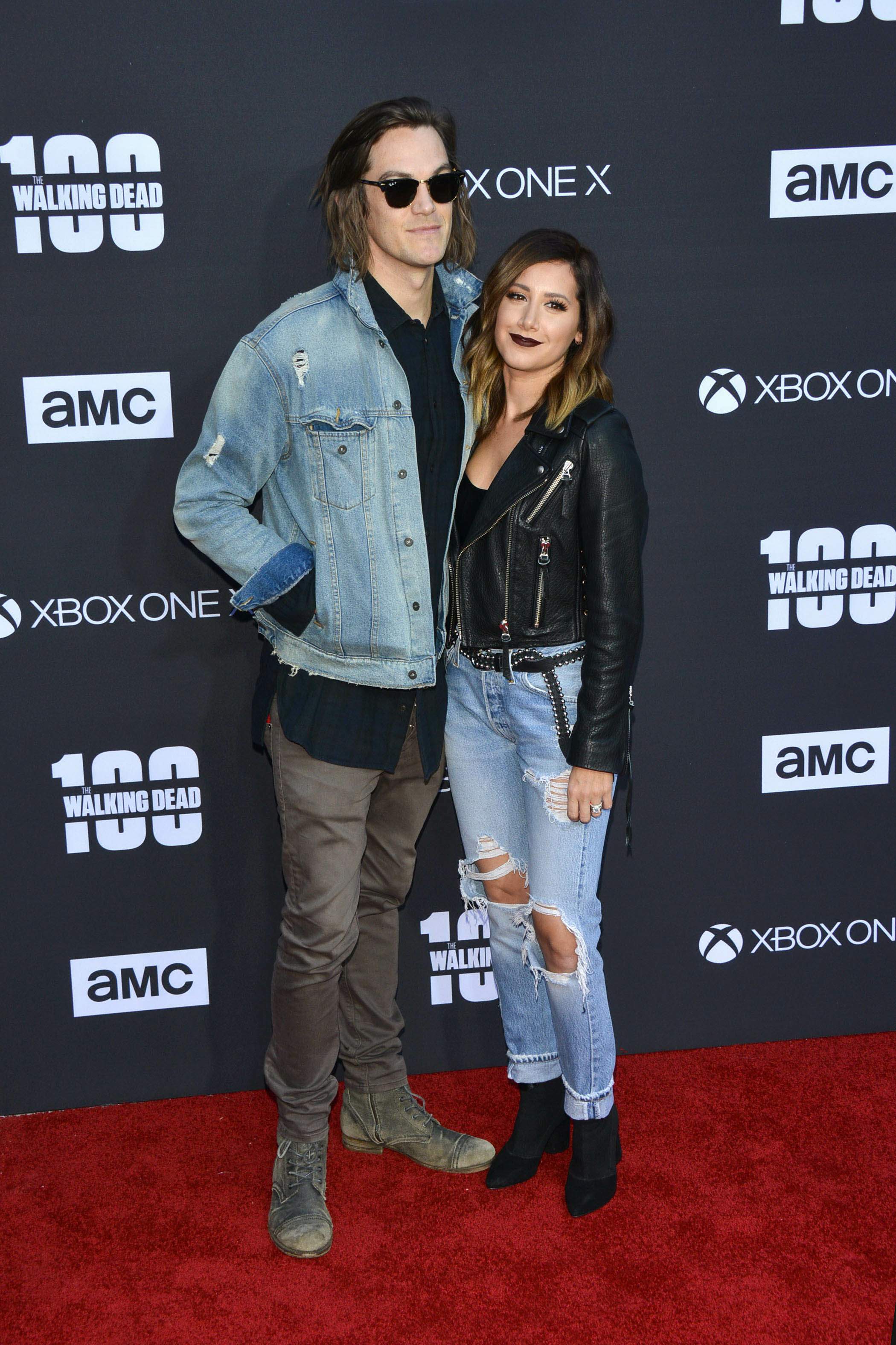 Ashley Tisdale attends The Walking Dead Season Premiere Event