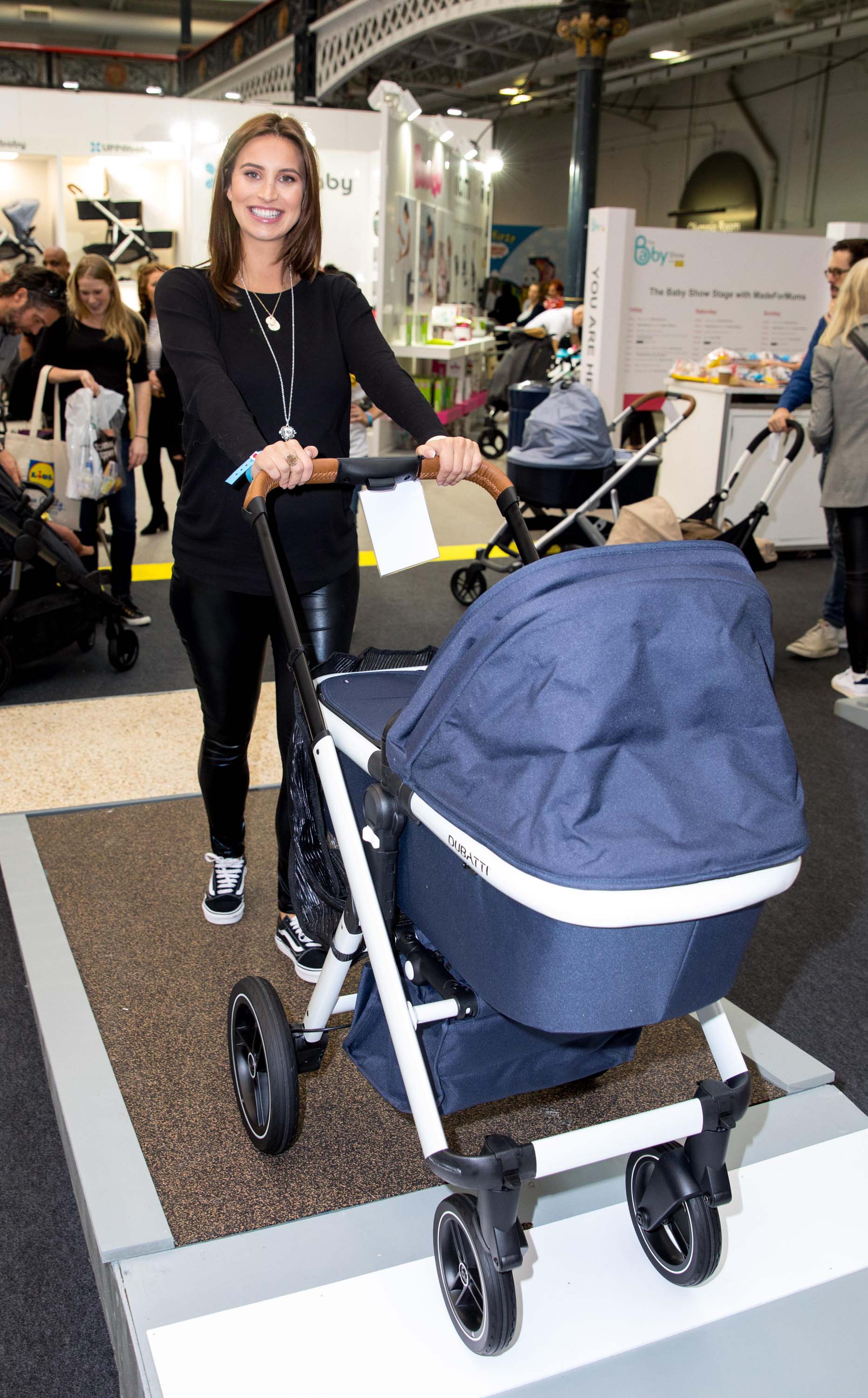 Ferne McCann attends The Baby Show