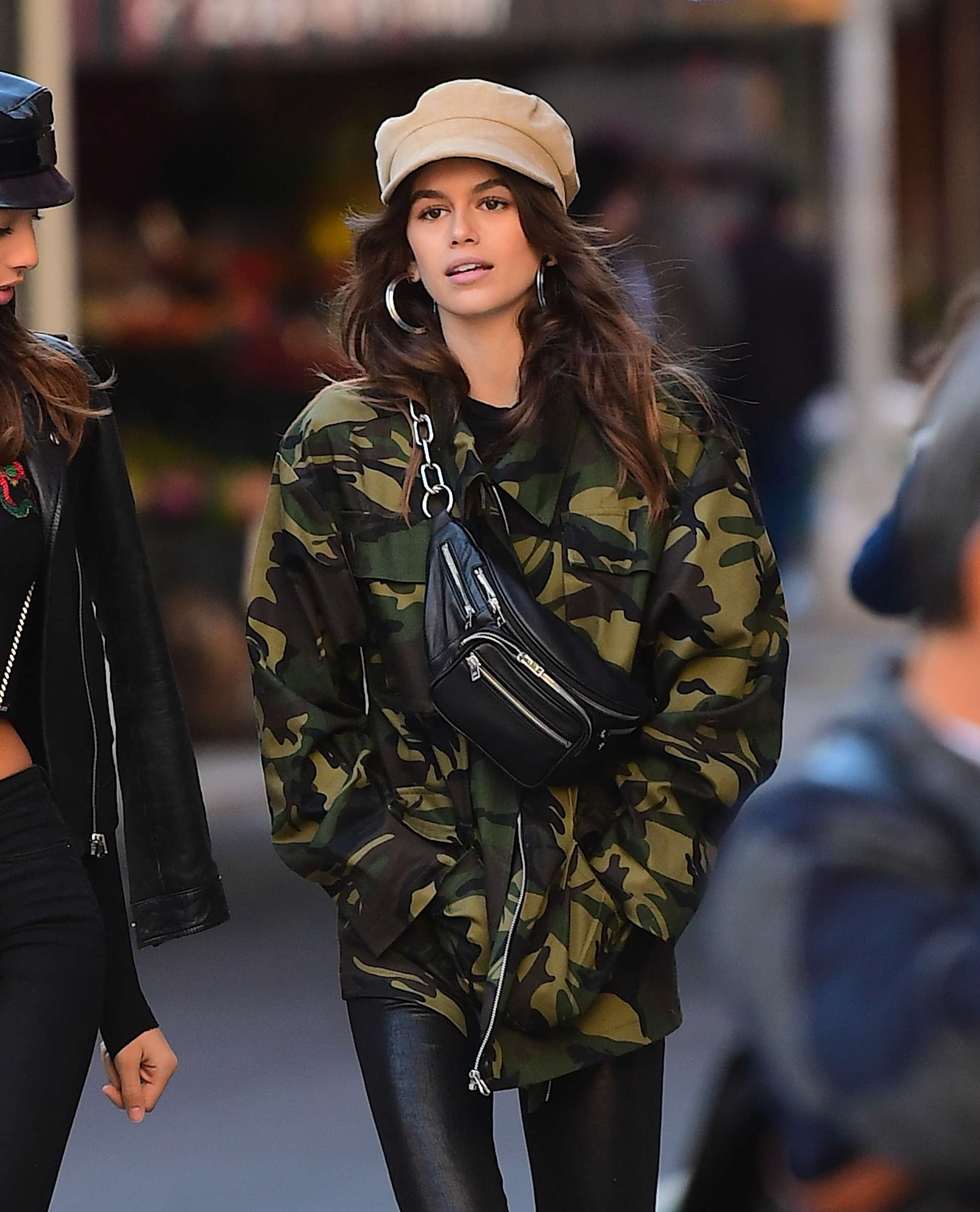 Kaia Gerber out in NYC