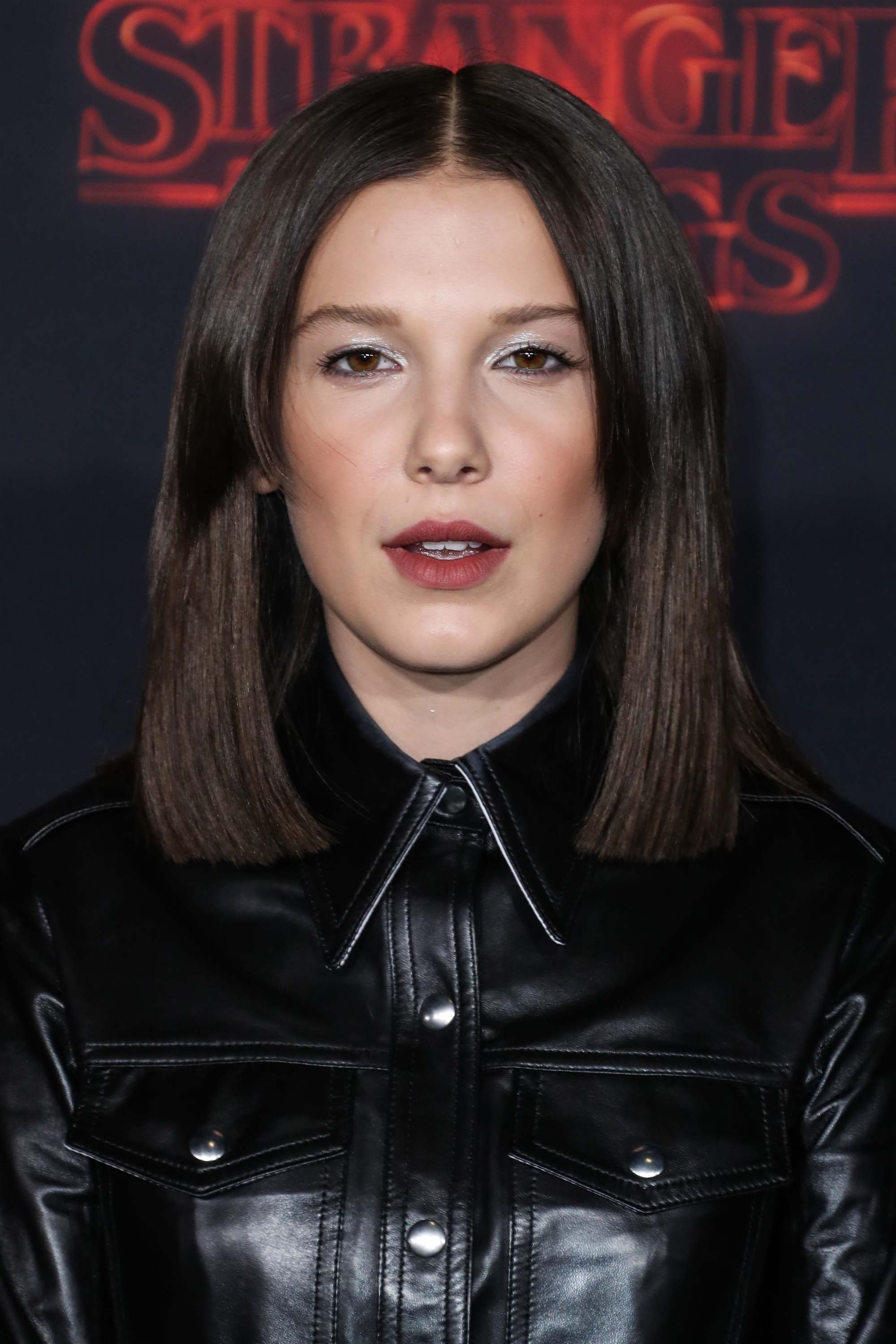 Millie Bobby Brown attends the Stranger Things 2 premiere