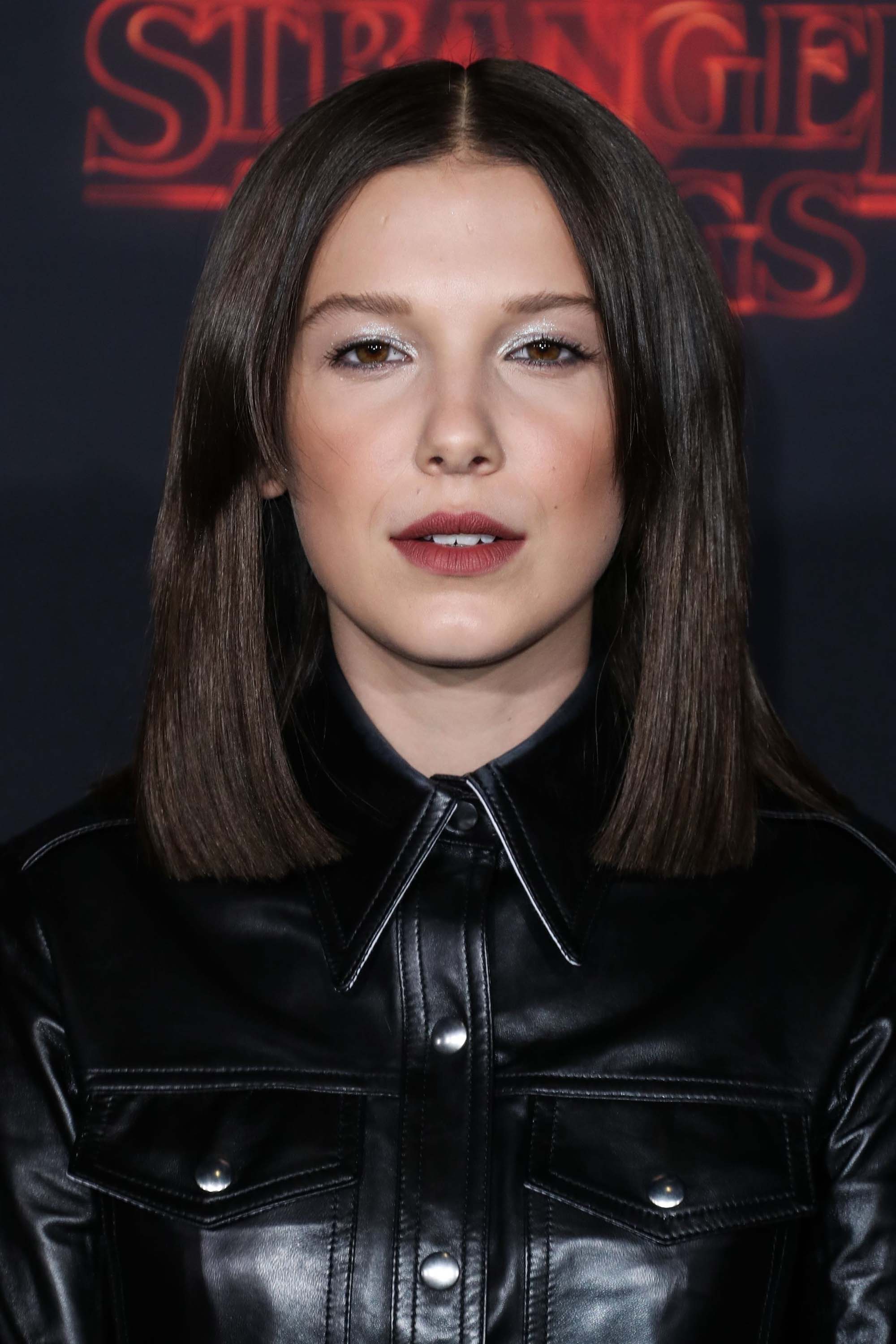 Millie Bobby Brown attends the Stranger Things 2 premiere