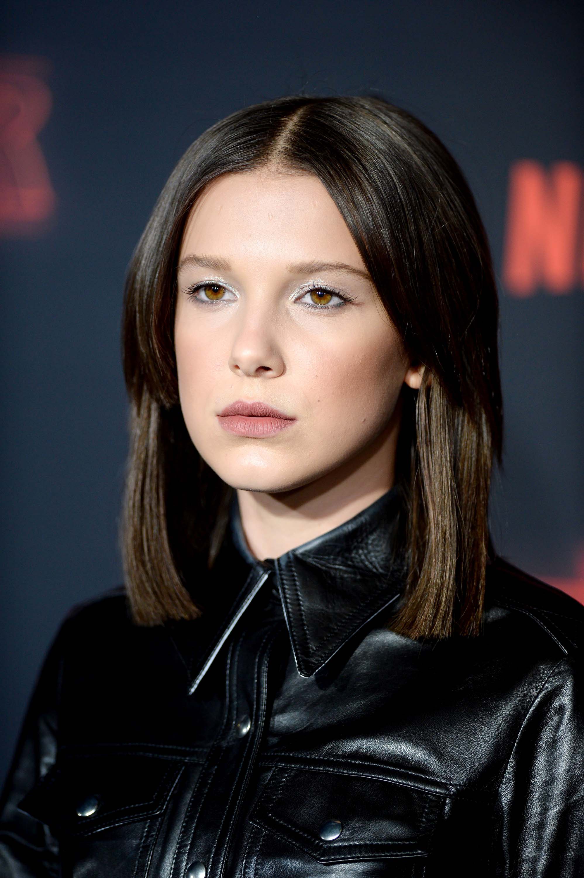 Millie Bobby Brown attends the Stranger Things 2 premiere