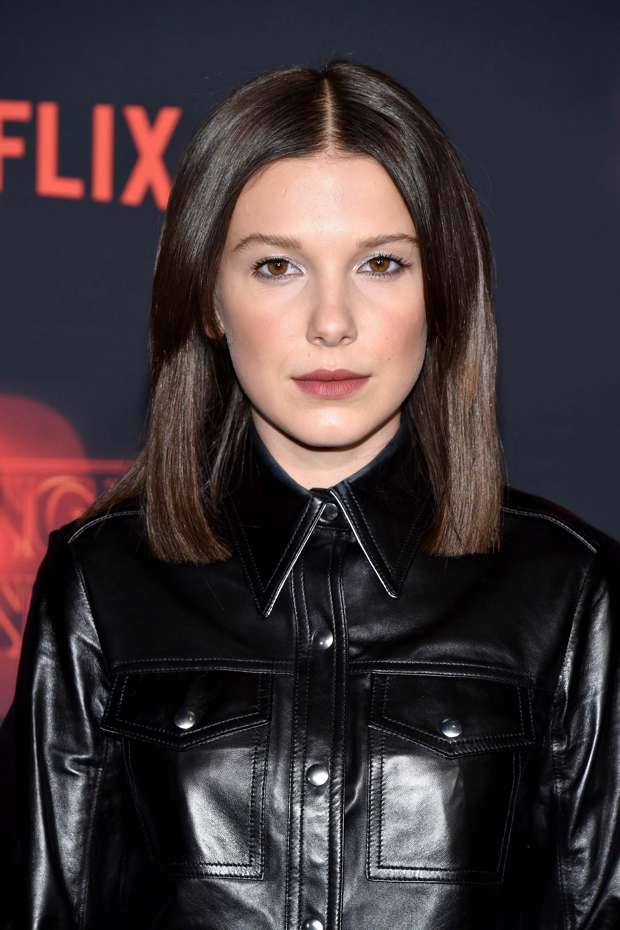 Millie Bobby Brown attends the Stranger Things 2 premiere