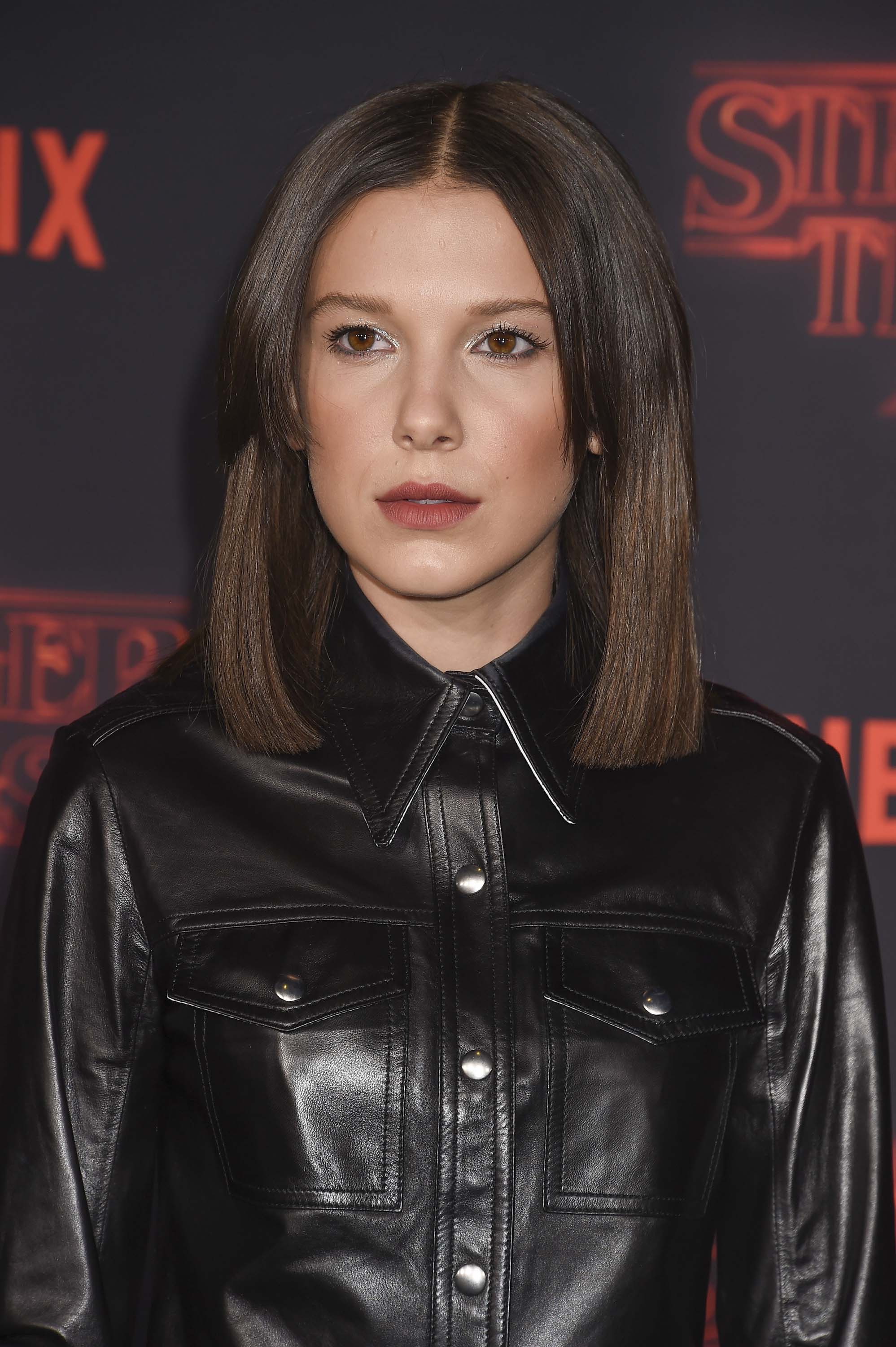 Millie Bobby Brown attends the Stranger Things 2 premiere