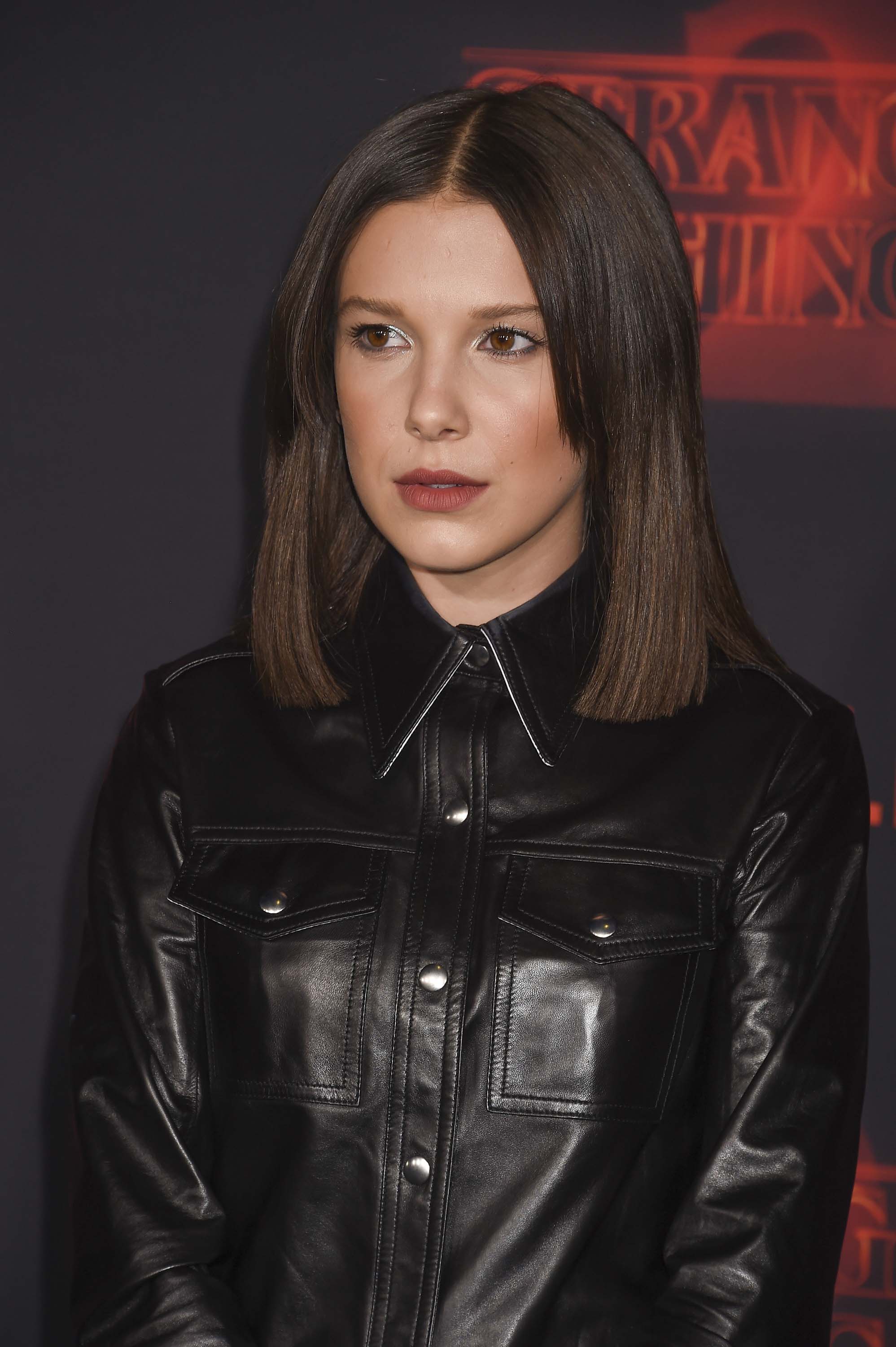 Millie Bobby Brown attends the Stranger Things 2 premiere