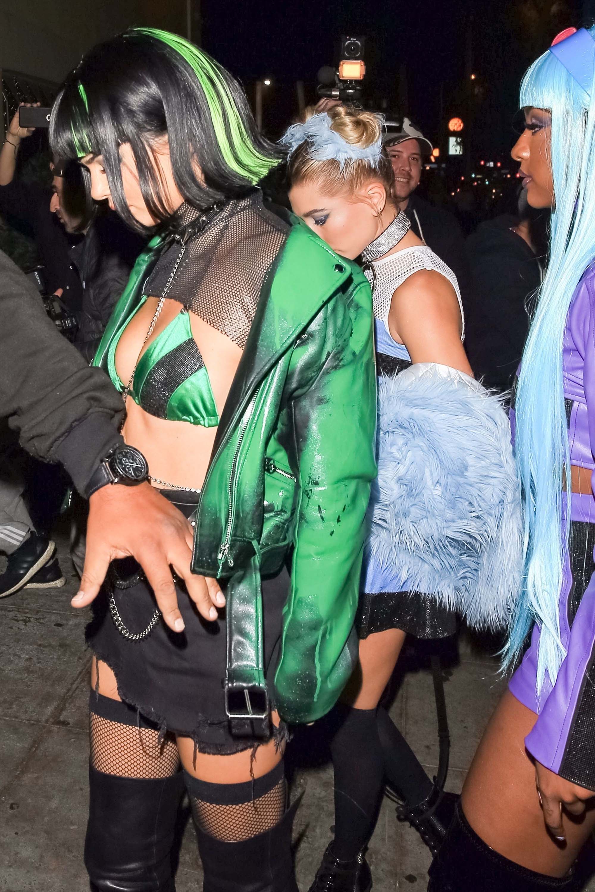 Kendall Jenner attends a Halloween party