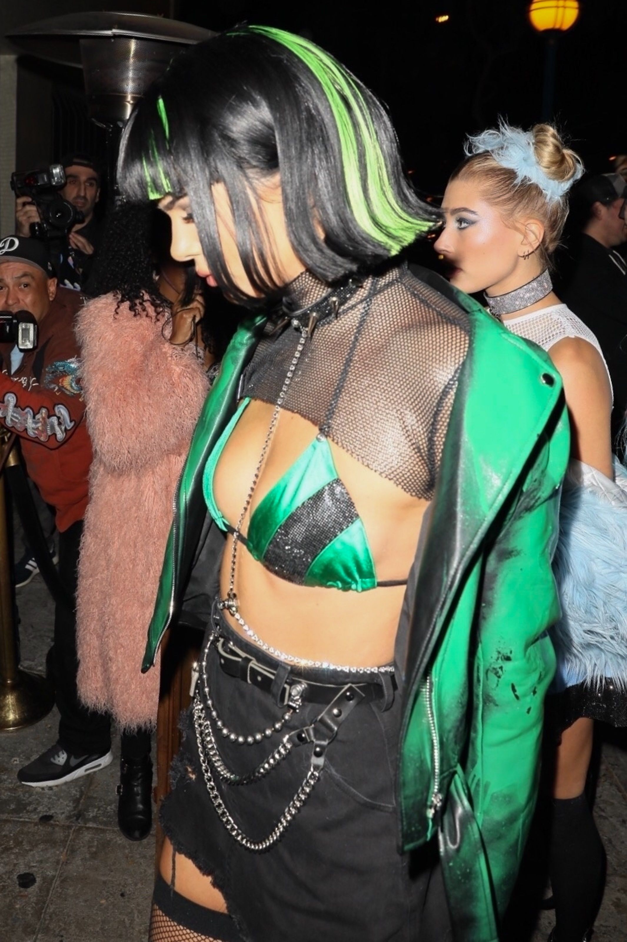 Kendall Jenner attends a Halloween party