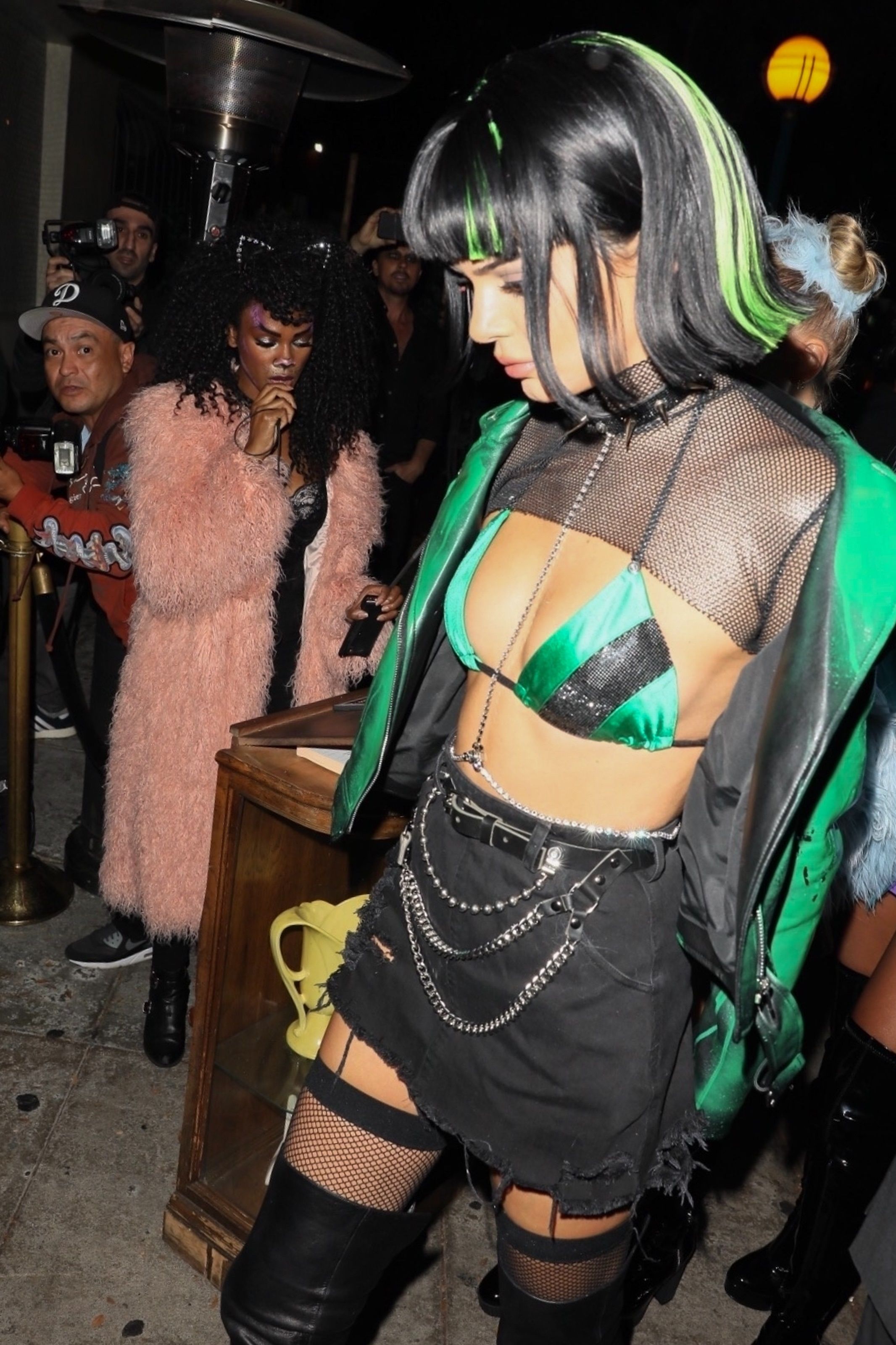 Kendall Jenner attends a Halloween party