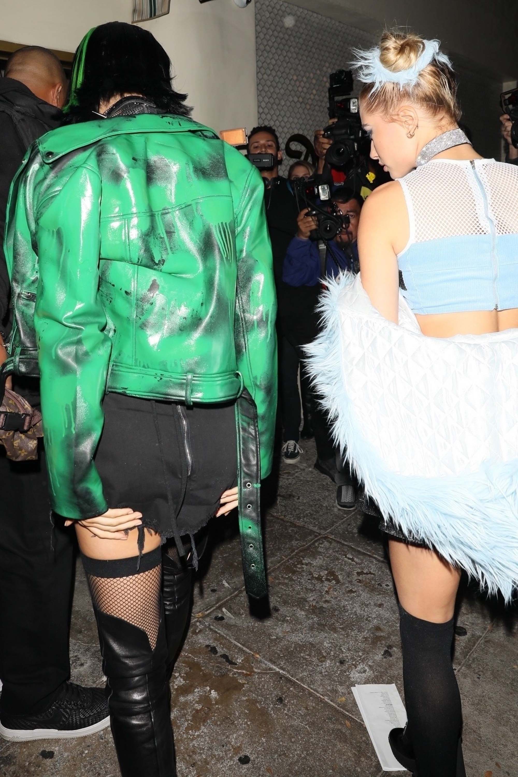 Kendall Jenner attends a Halloween party