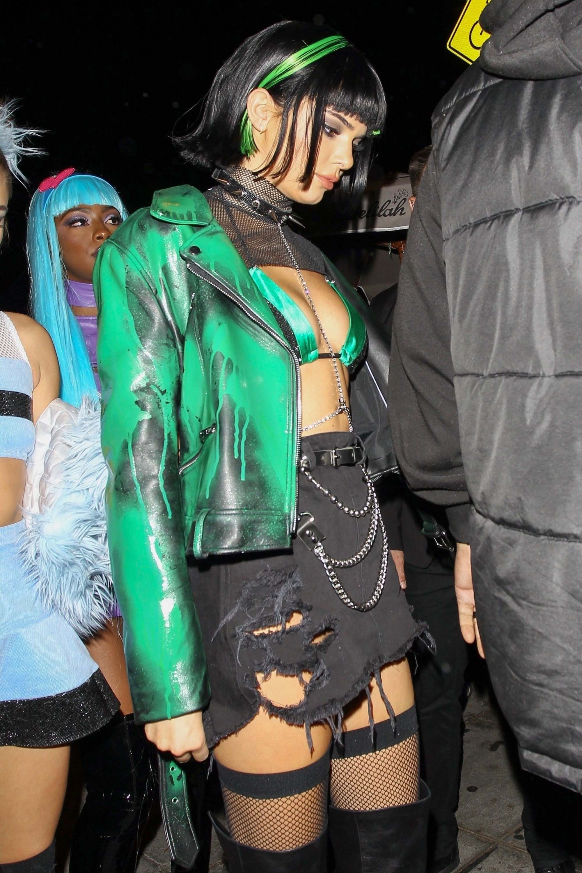 Kendall Jenner attends a Halloween party
