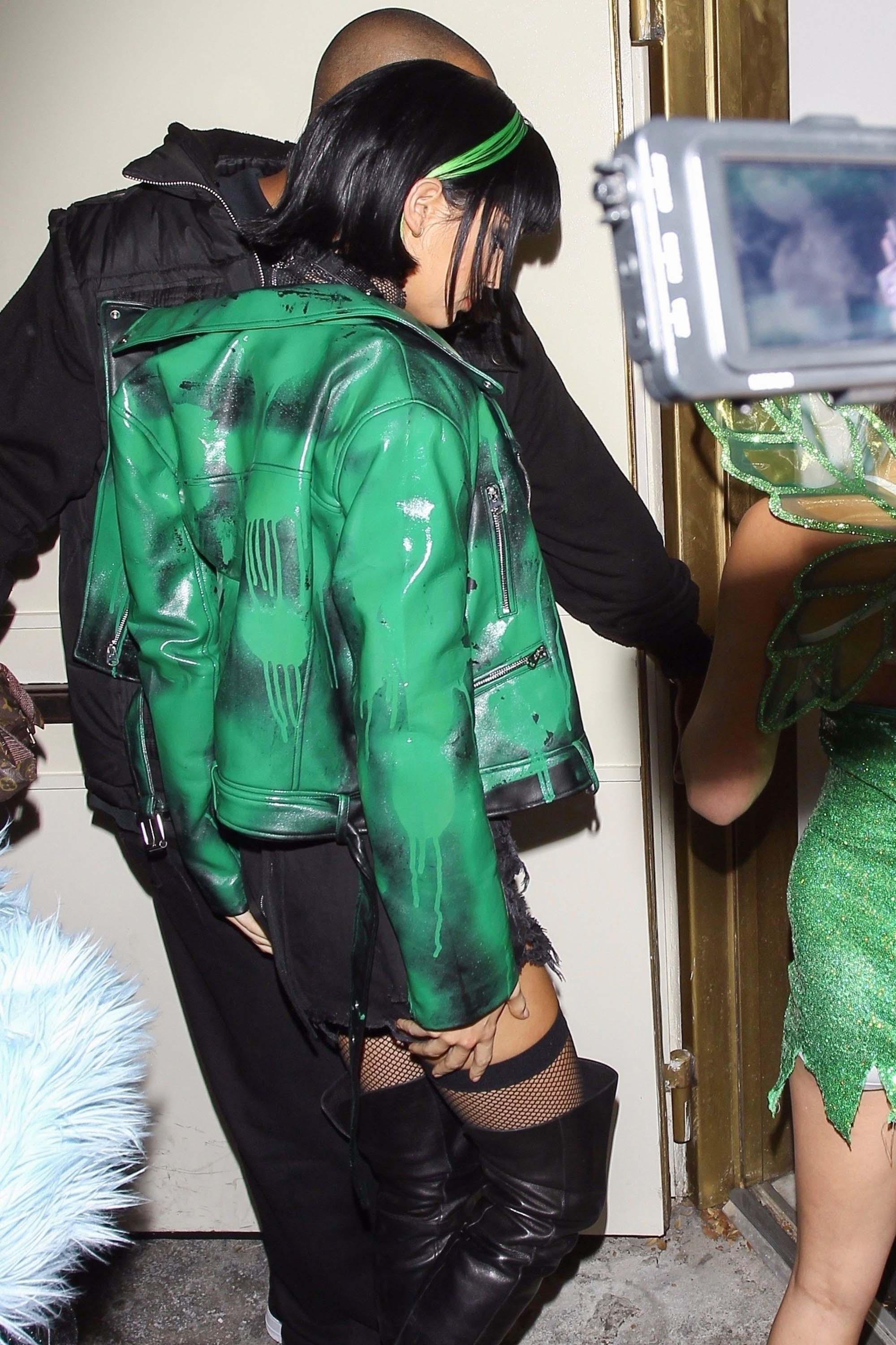 Kendall Jenner attends a Halloween party