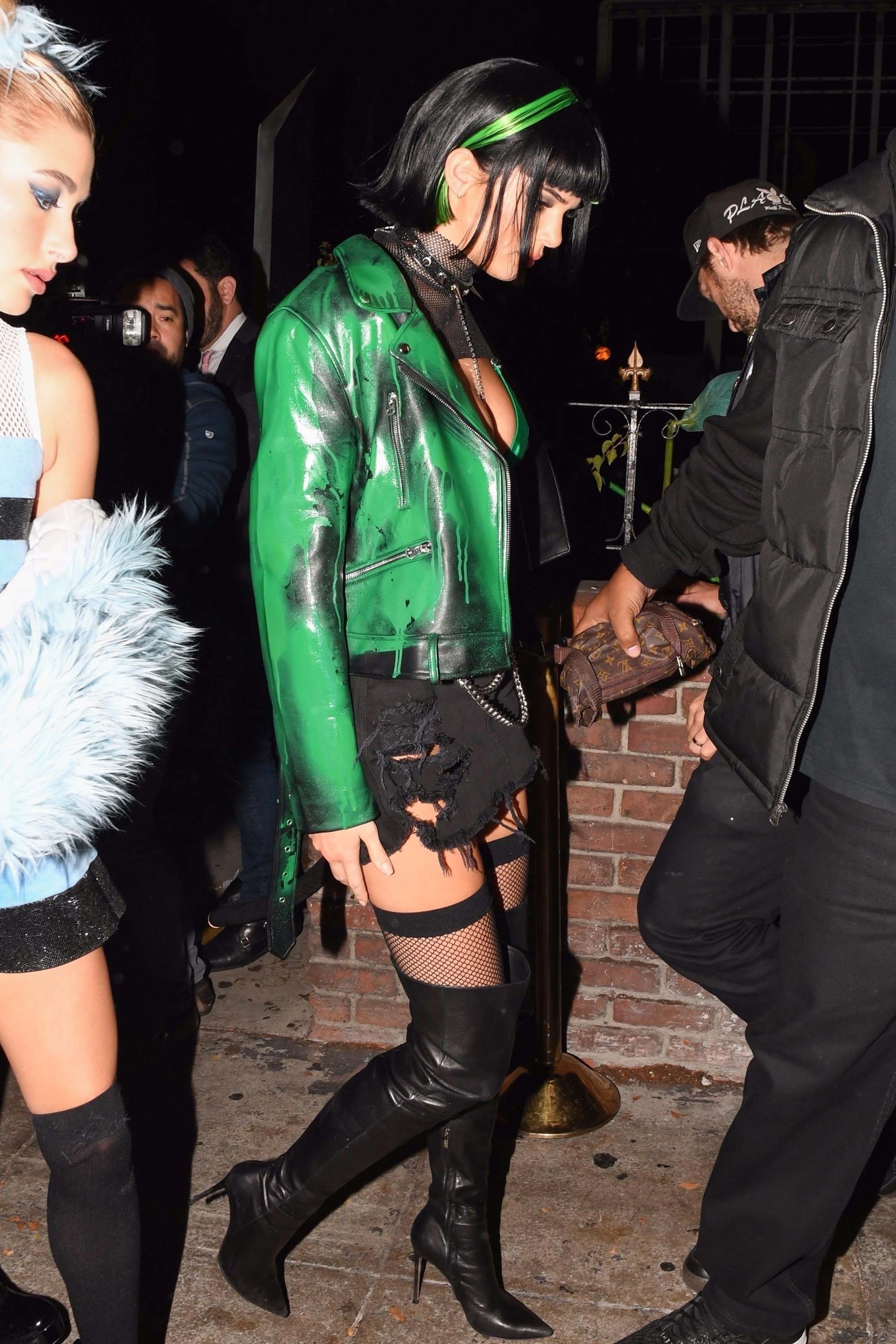 Kendall Jenner attends a Halloween party