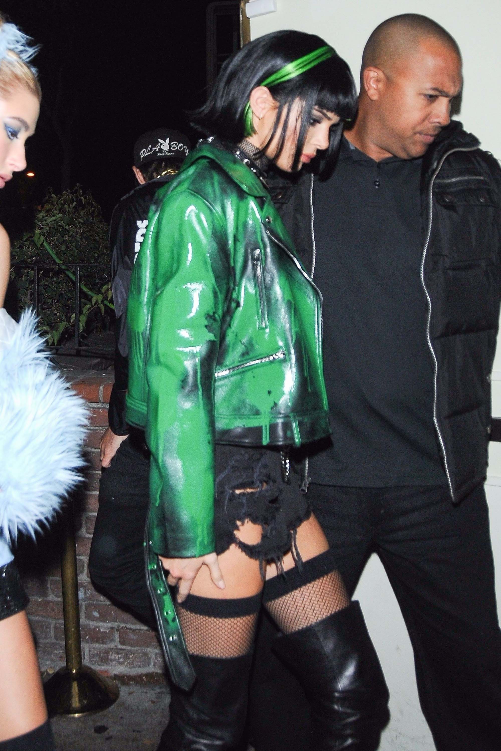 Kendall Jenner attends a Halloween party