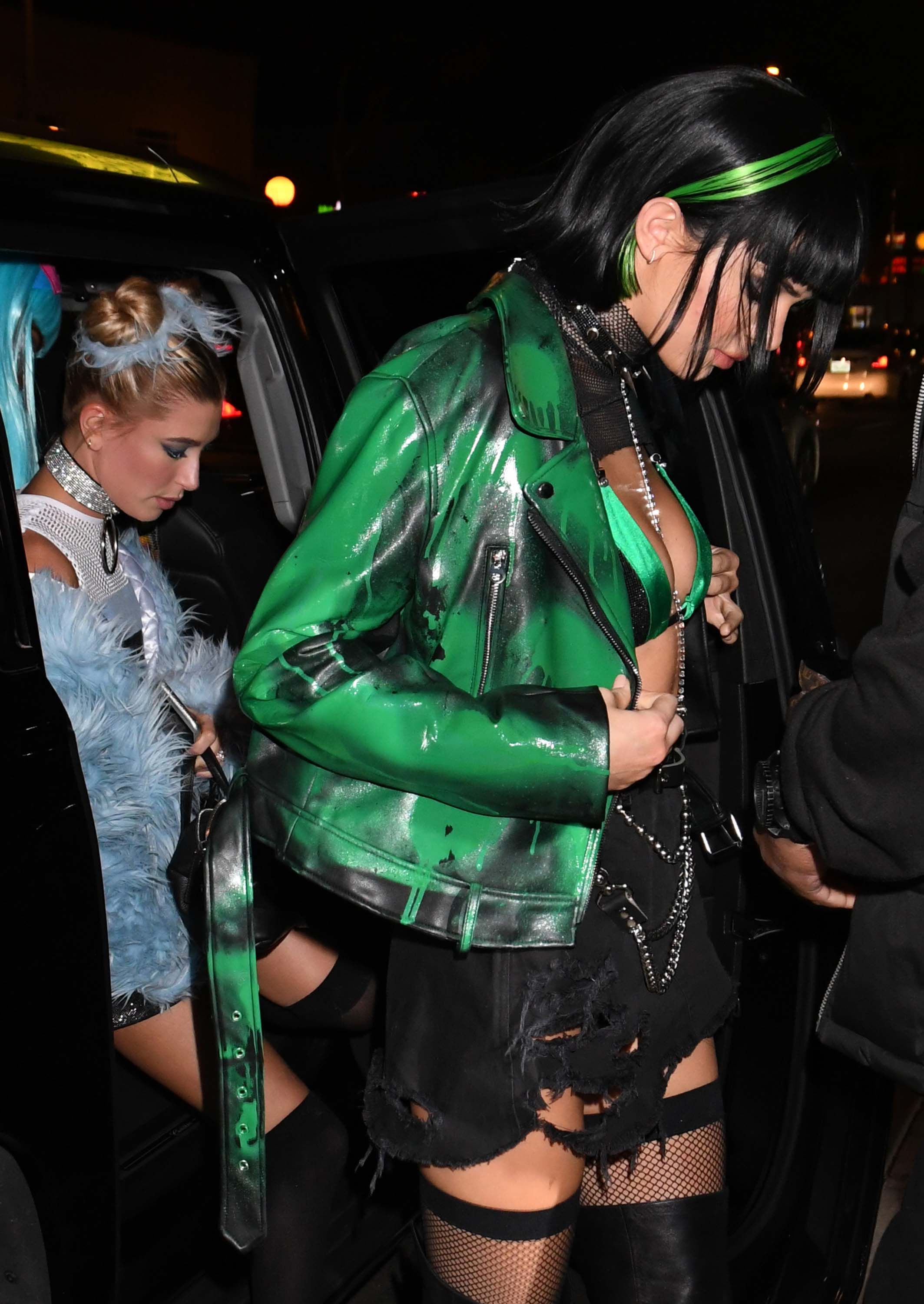 Kendall Jenner attends a Halloween party