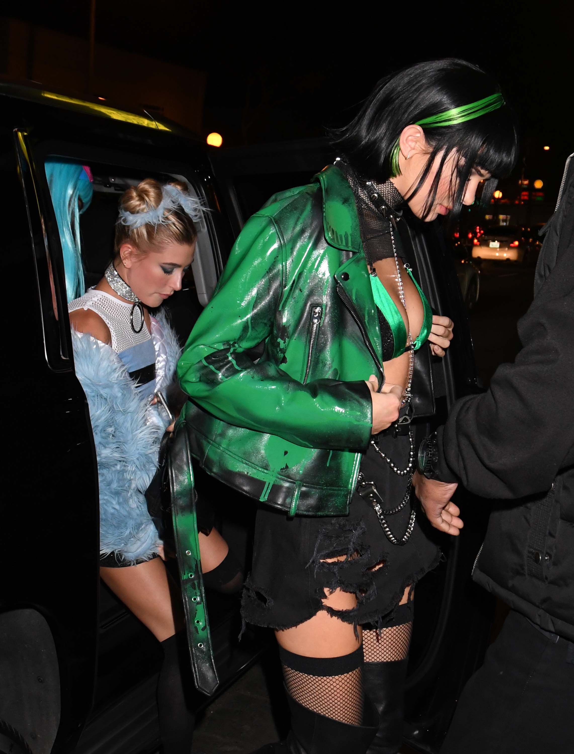 Kendall Jenner attends a Halloween party