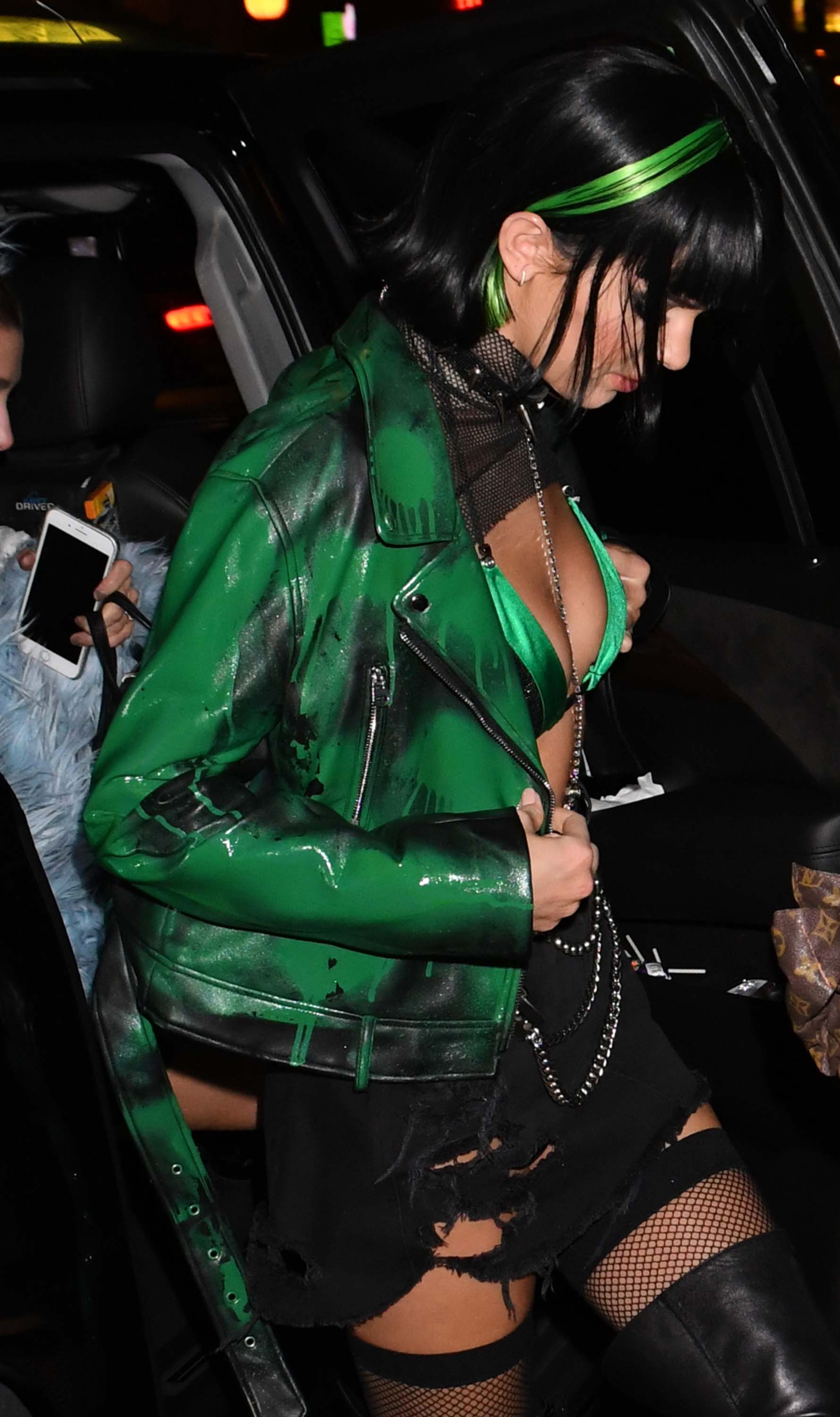 Kendall Jenner attends a Halloween party