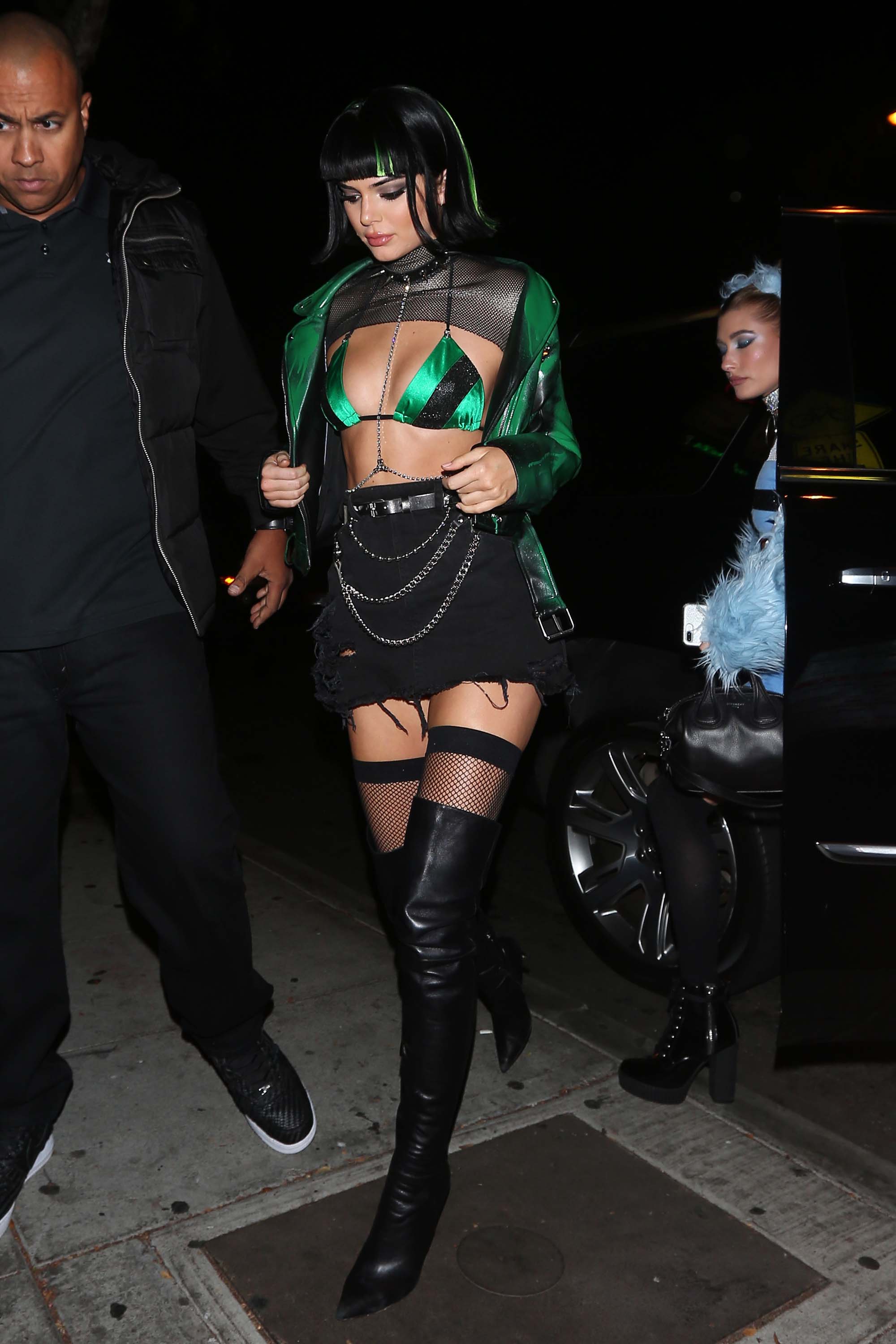 Kendall Jenner attends a Halloween party