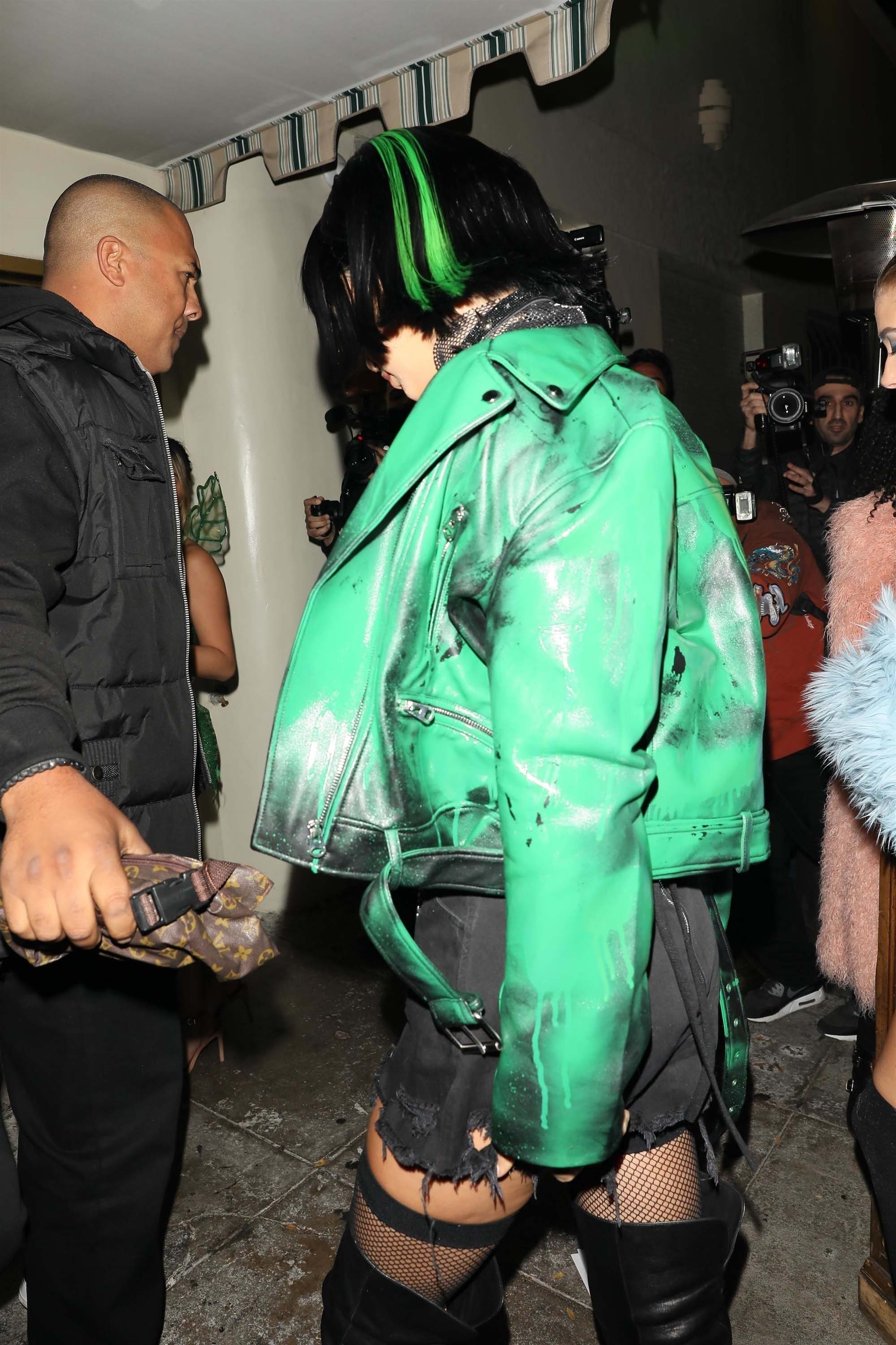 Kendall Jenner attends a Halloween party