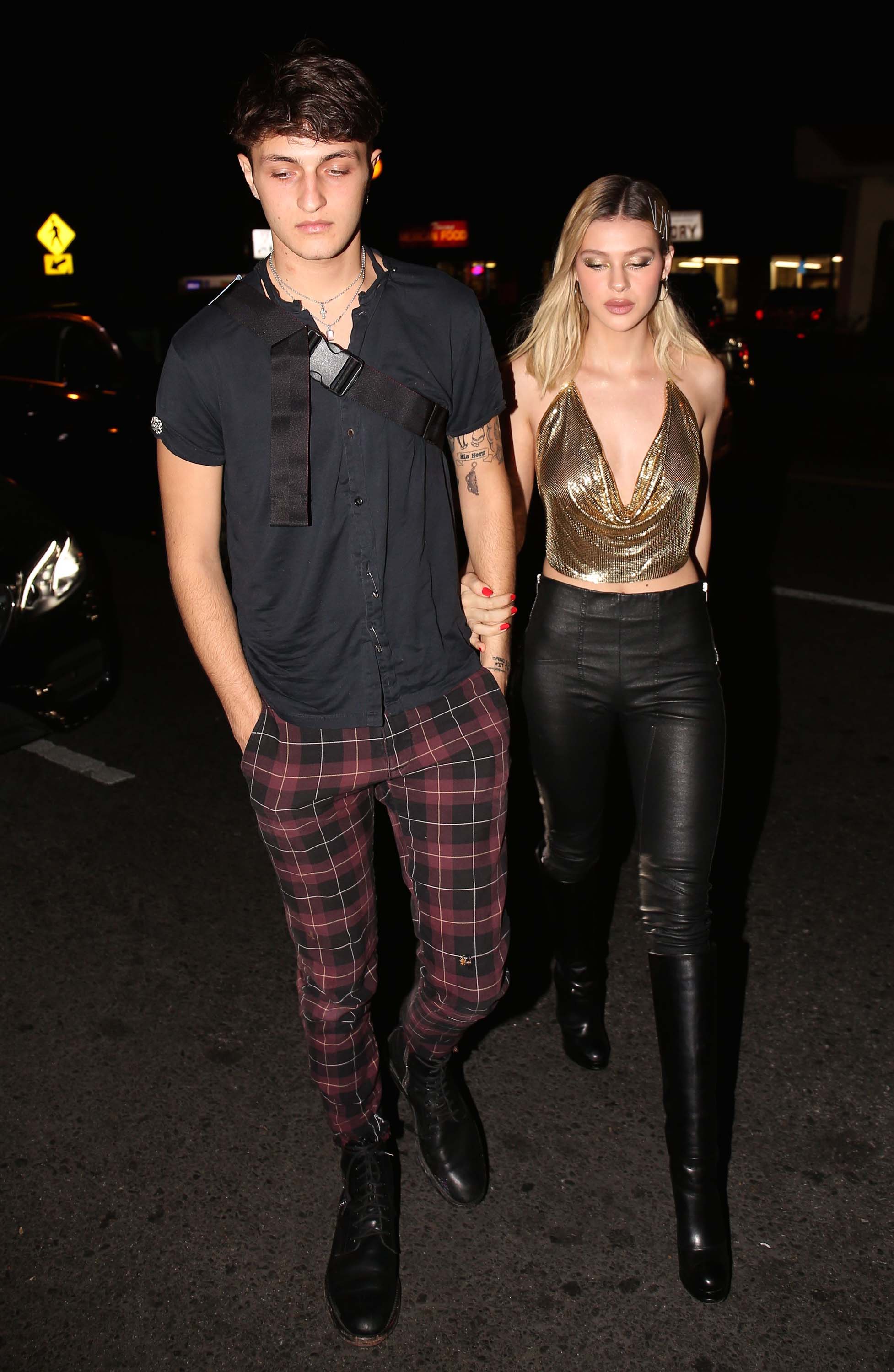 Nicola Peltz attends a Halloween party