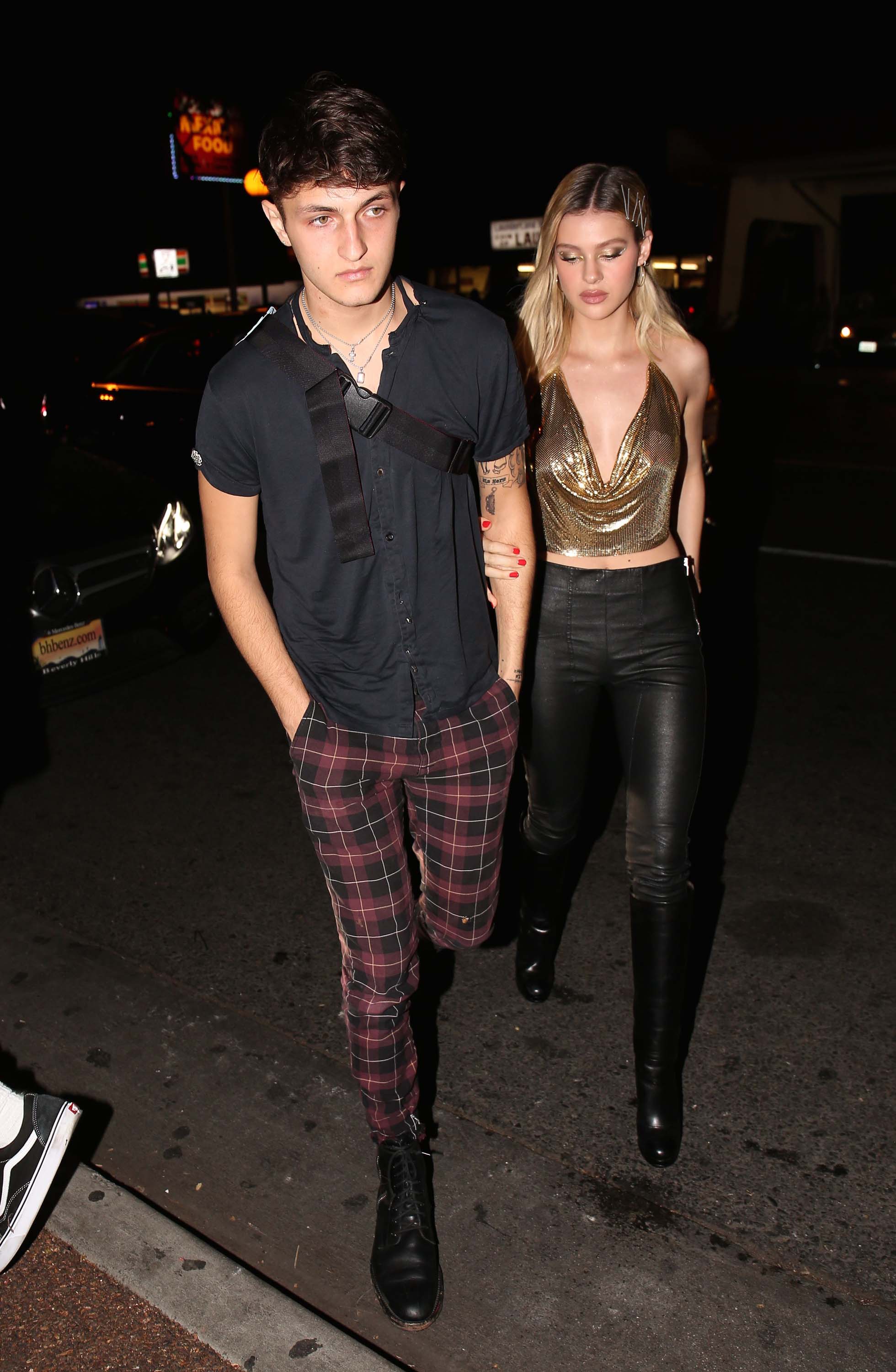 Nicola Peltz attends a Halloween party