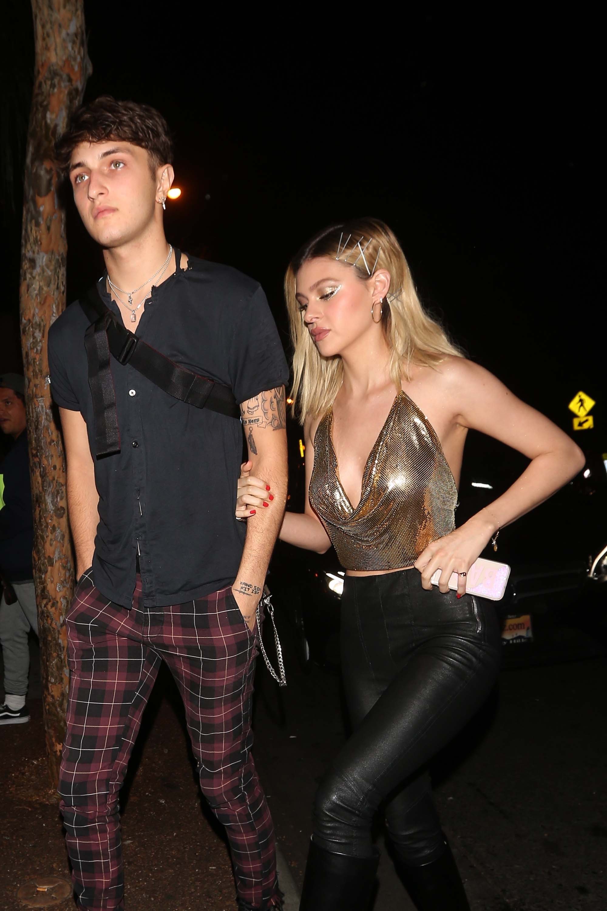 Nicola Peltz attends a Halloween party