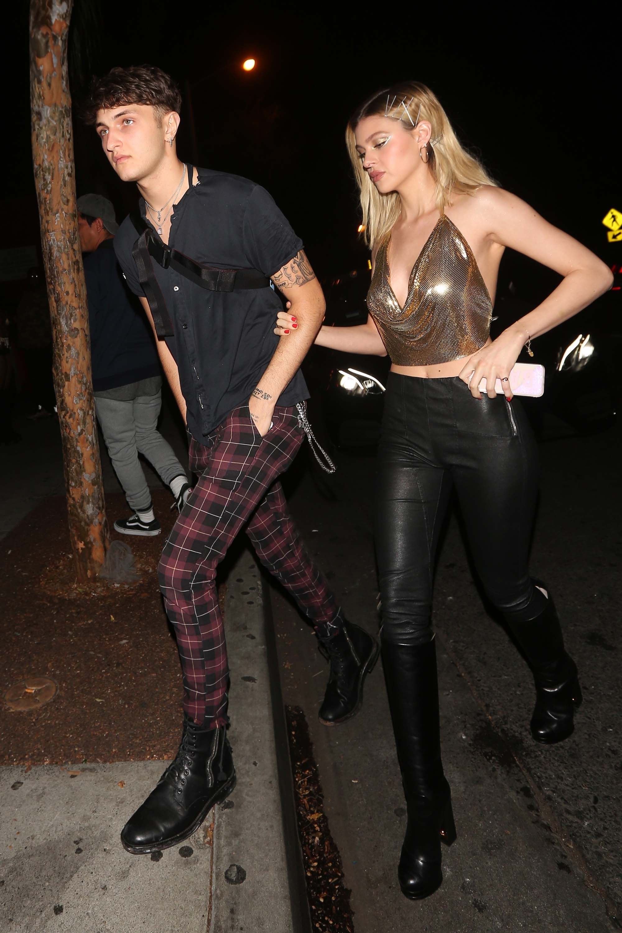 Nicola Peltz attends a Halloween party