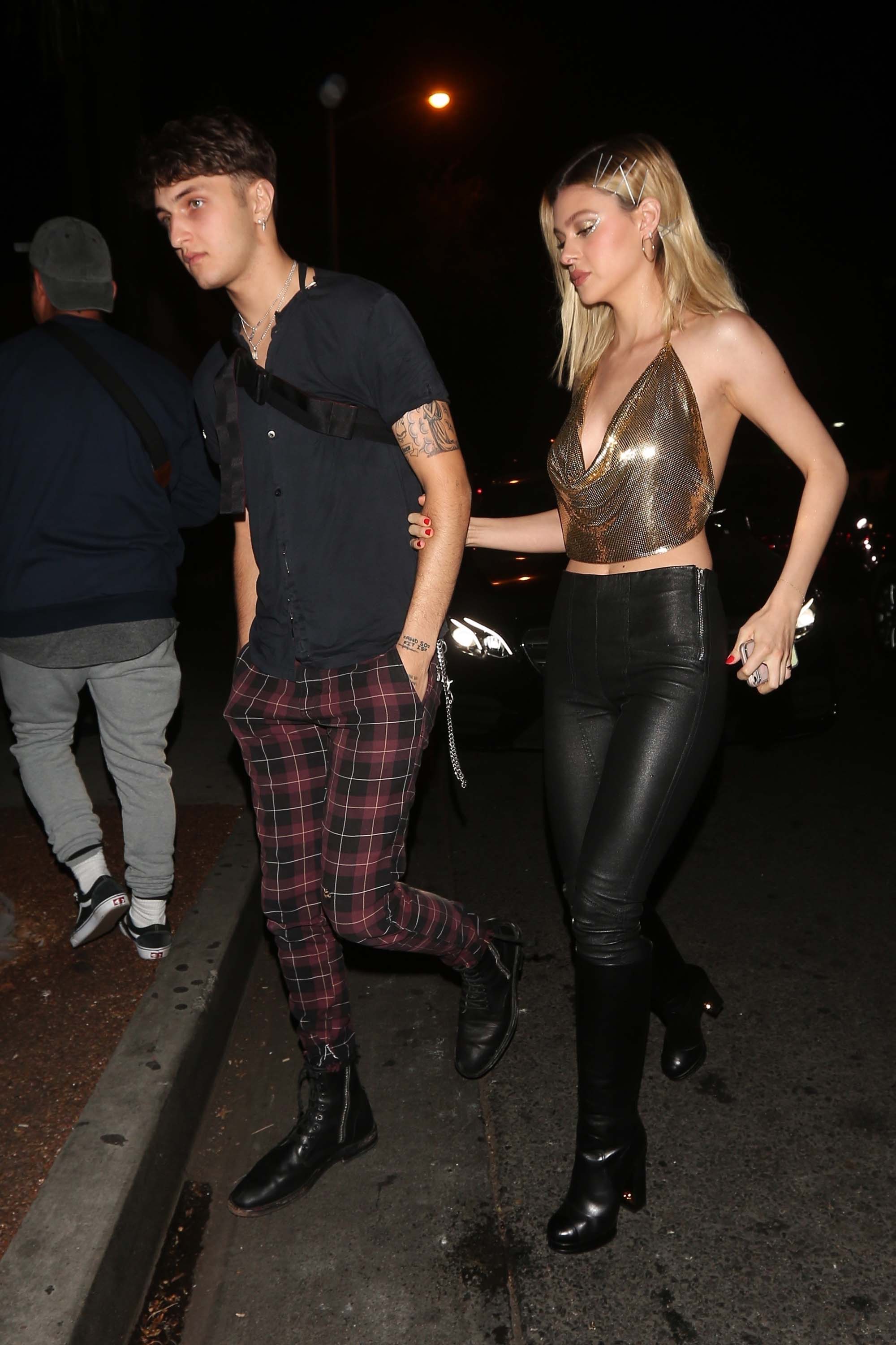 Nicola Peltz attends a Halloween party