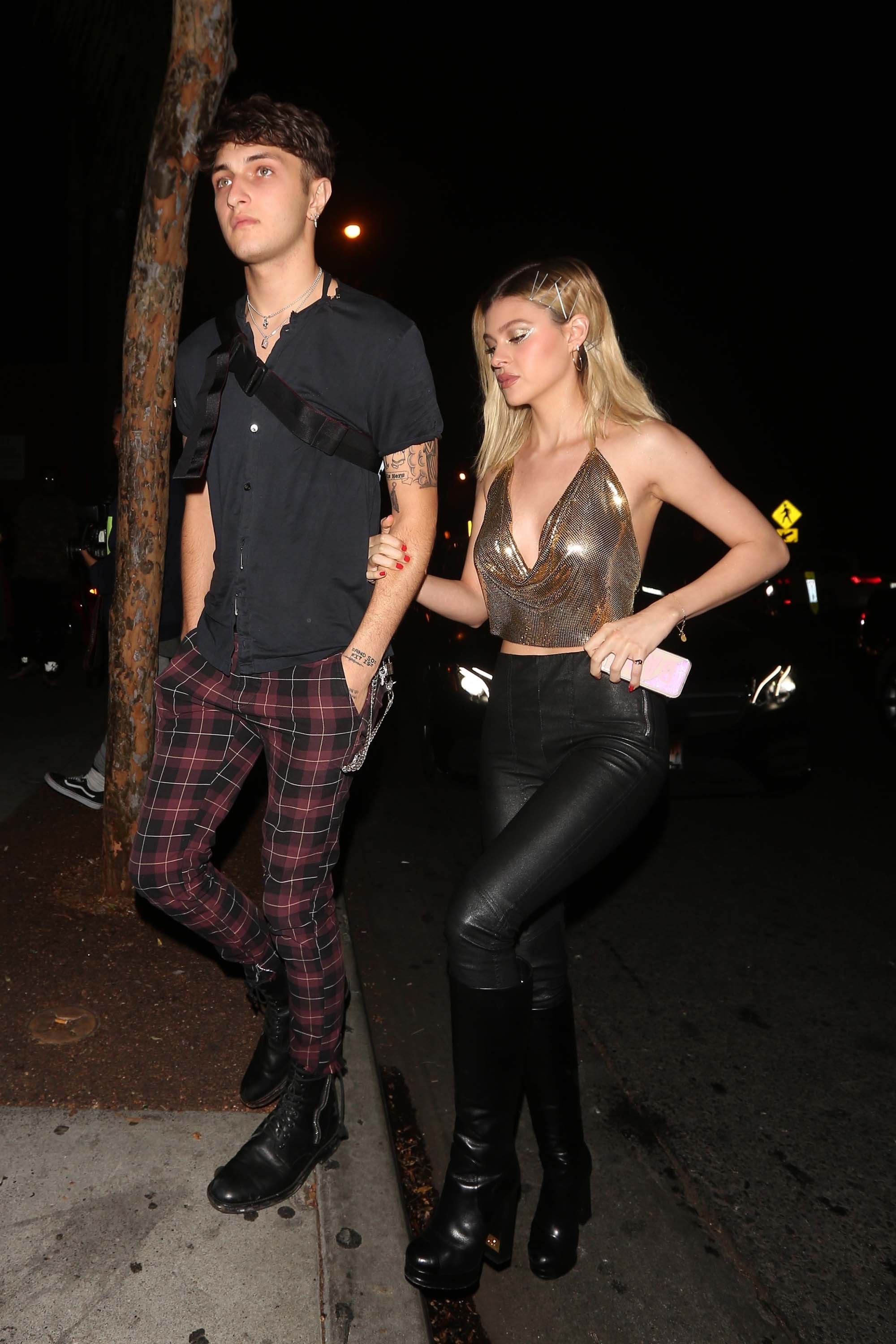 Nicola Peltz attends a Halloween party