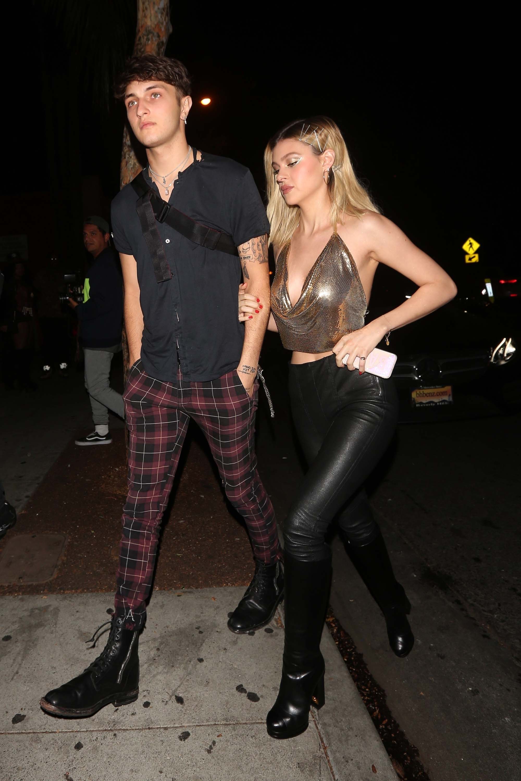 Nicola Peltz attends a Halloween party