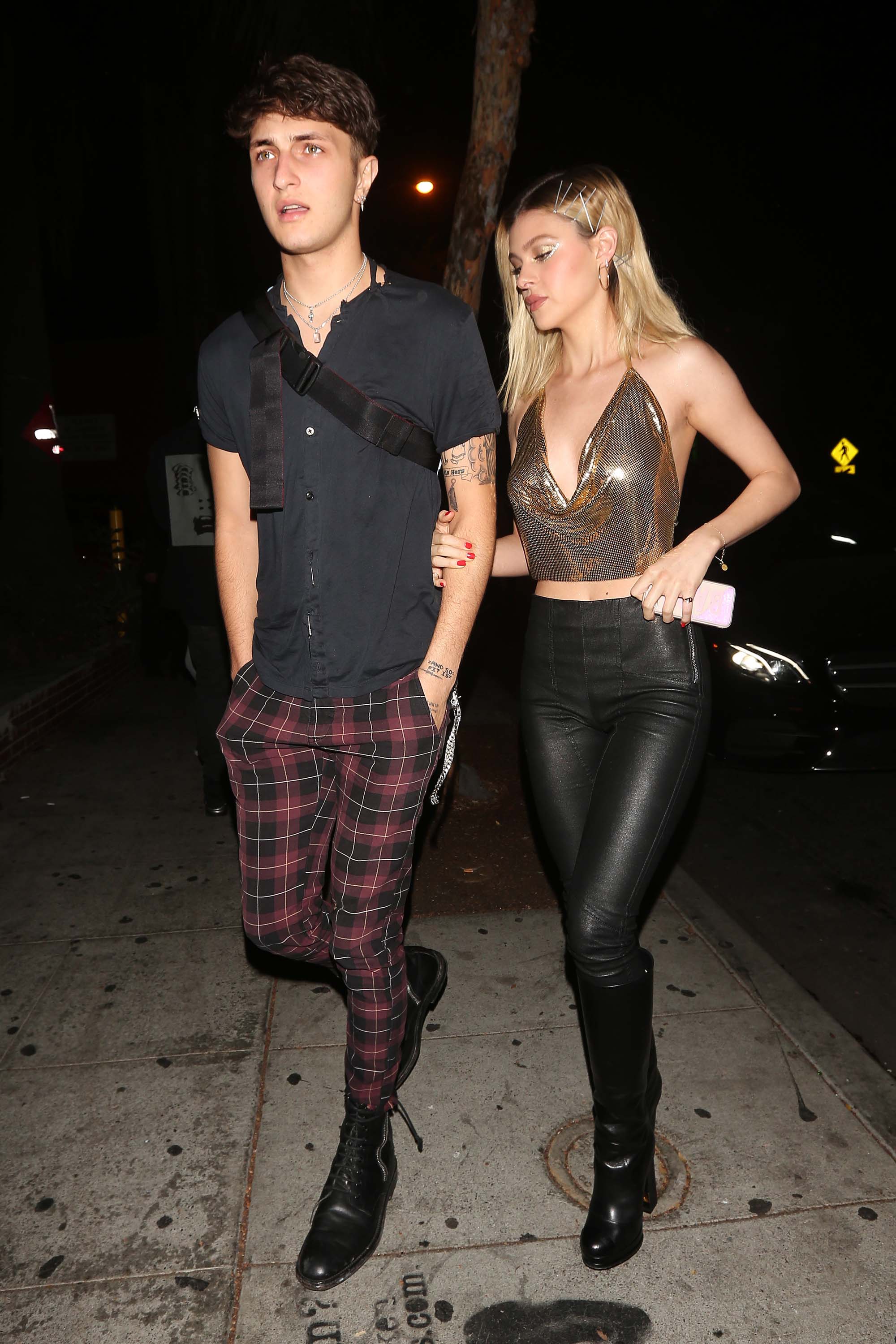 Nicola Peltz attends a Halloween party